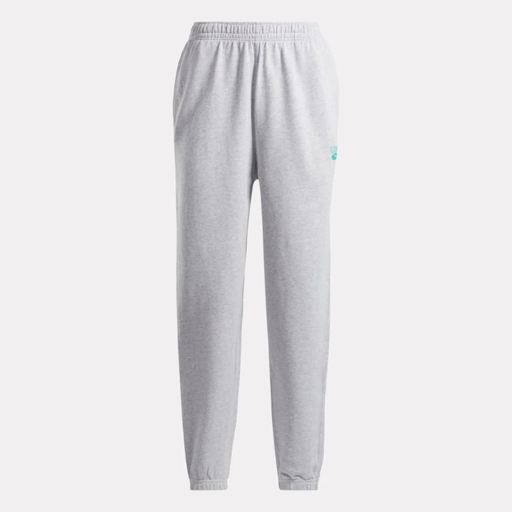 Reebok Apparel Women Archive Evolution French Terry Pants GREY HEATHER - Image 4