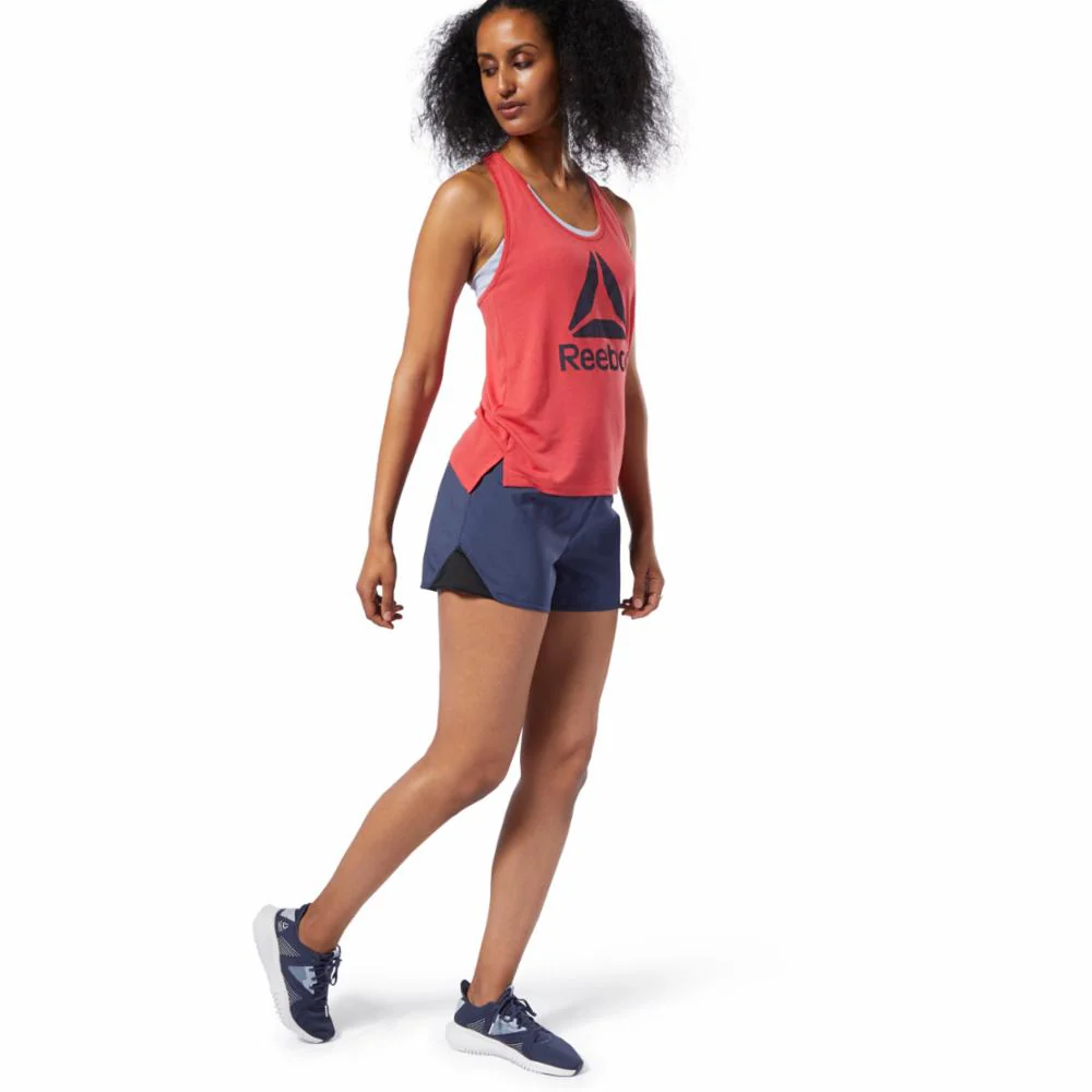 Reebok Apparel Women Athletic Workout Shorts HERNVY - Image 2