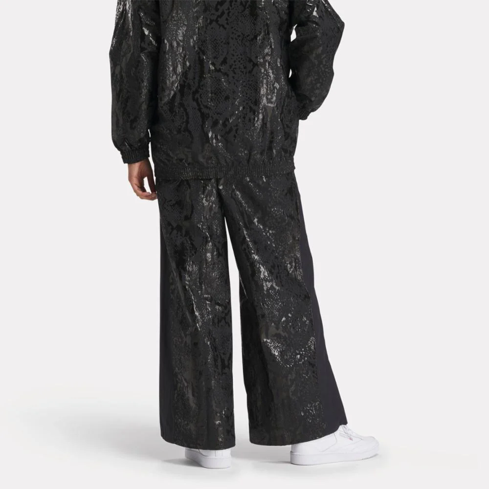 Reebok Apparel Women Basketball Off-Court Warm-Up Pants BLACK - Image 3