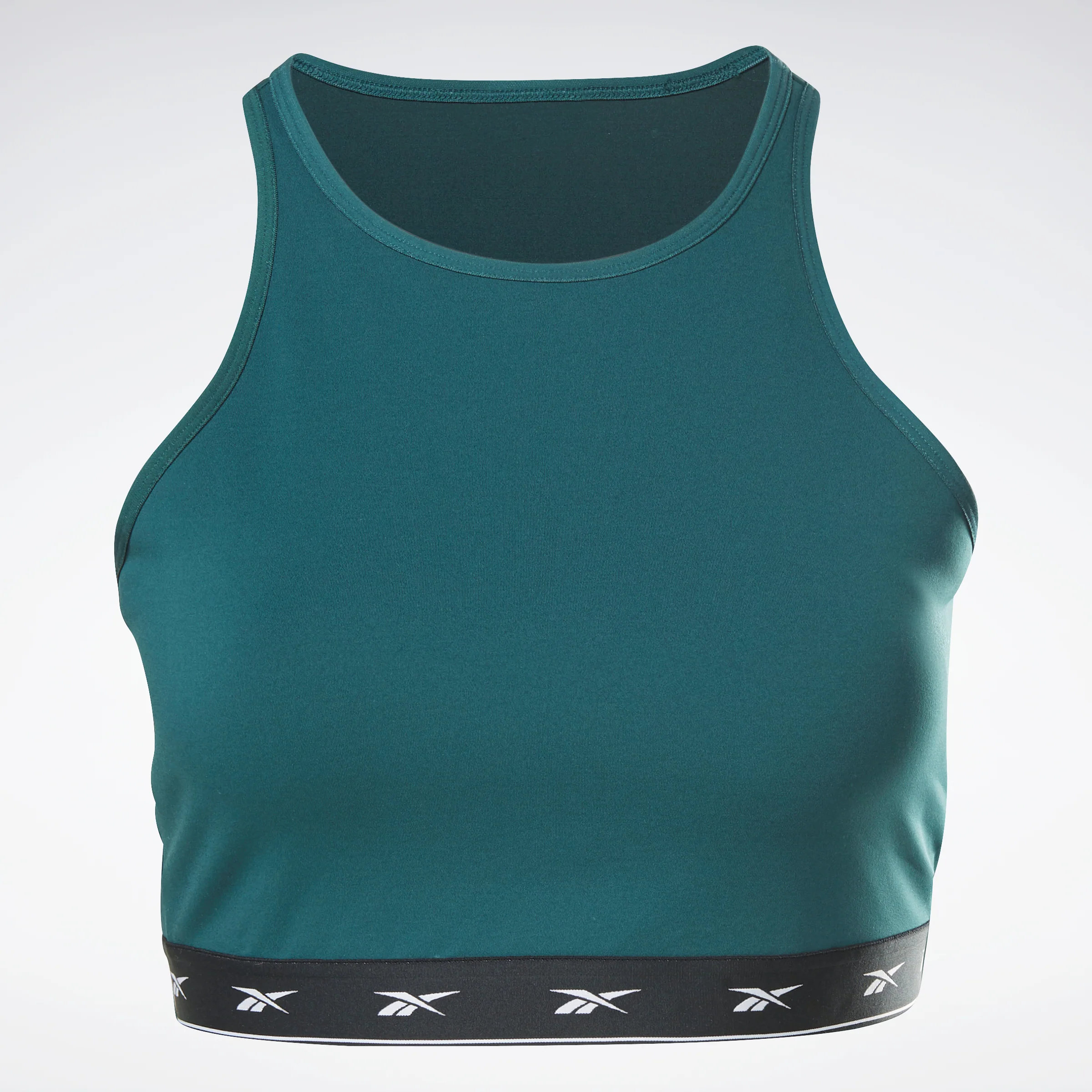 Reebok Apparel Women Beyond The Sweat Crop Top (Plus Size) Forgrn - Image 4