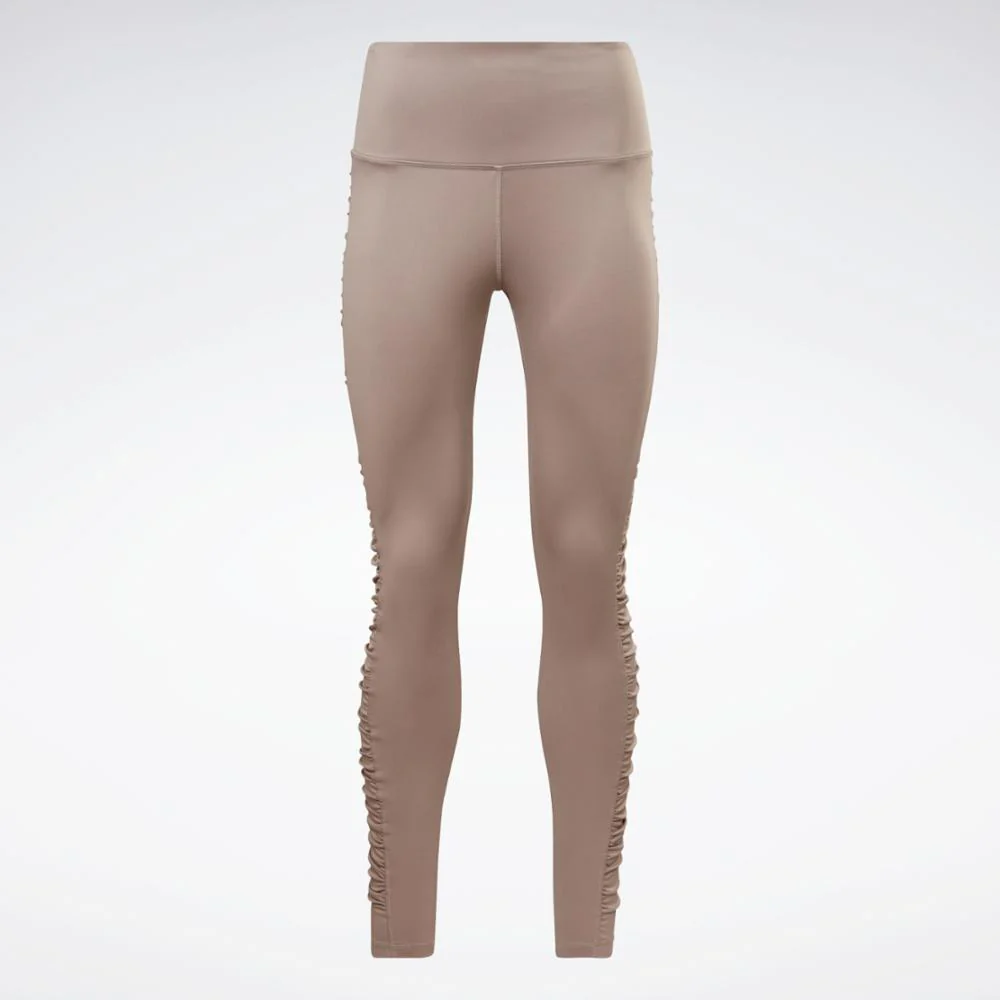 Reebok Apparel Women Bold High-Waisted Ruched Leggings BOUGRY - Image 7