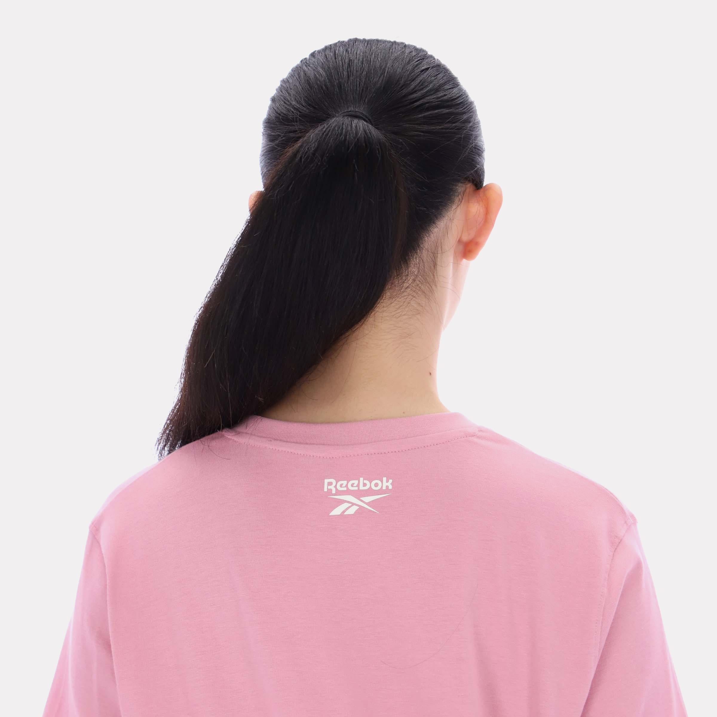 Reebok Apparel Women Classics Oversized T-Shirt DUSTY ROSE/CHALK - Image 3