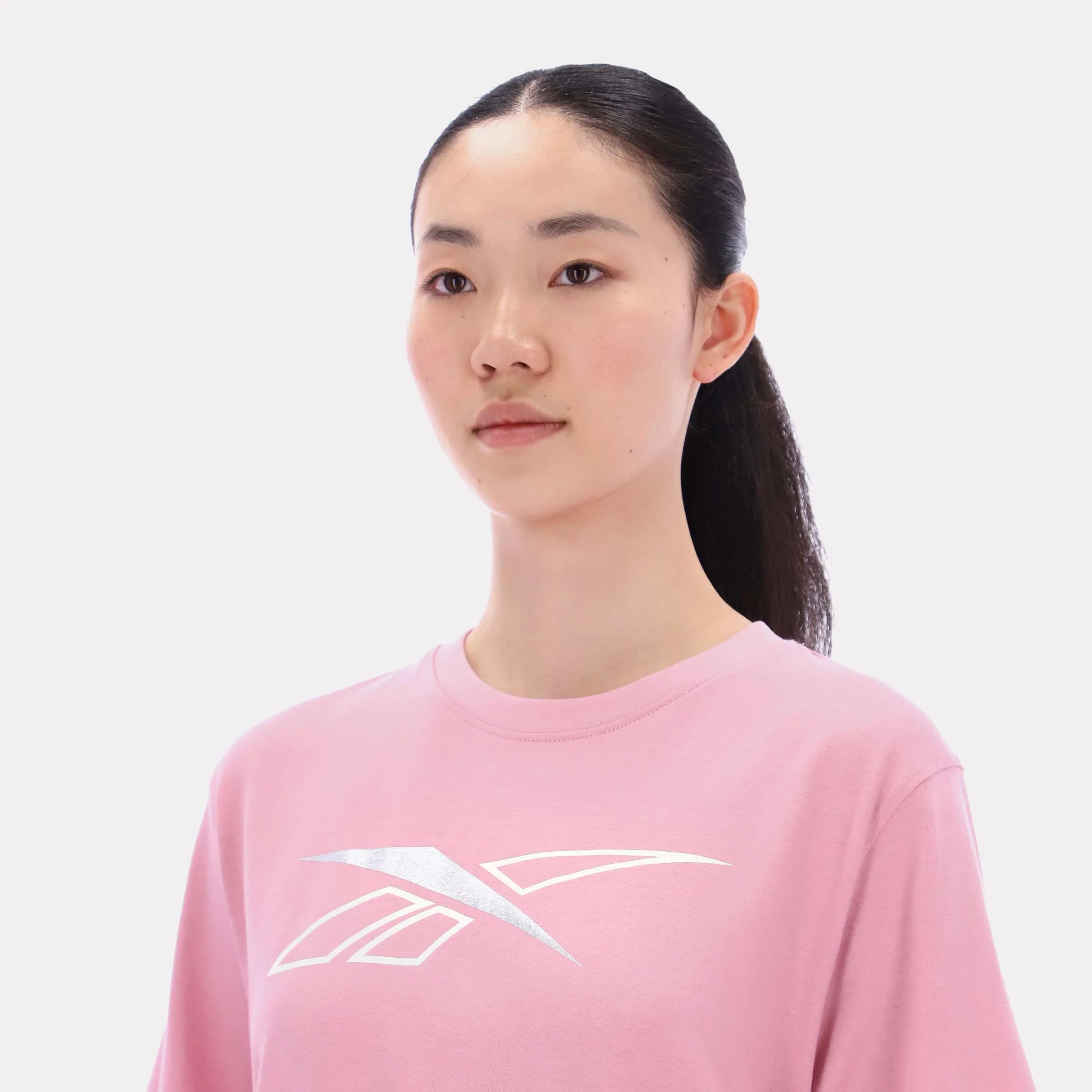 Reebok Apparel Women Classics Oversized T-Shirt DUSTY ROSE/CHALK - Image 4