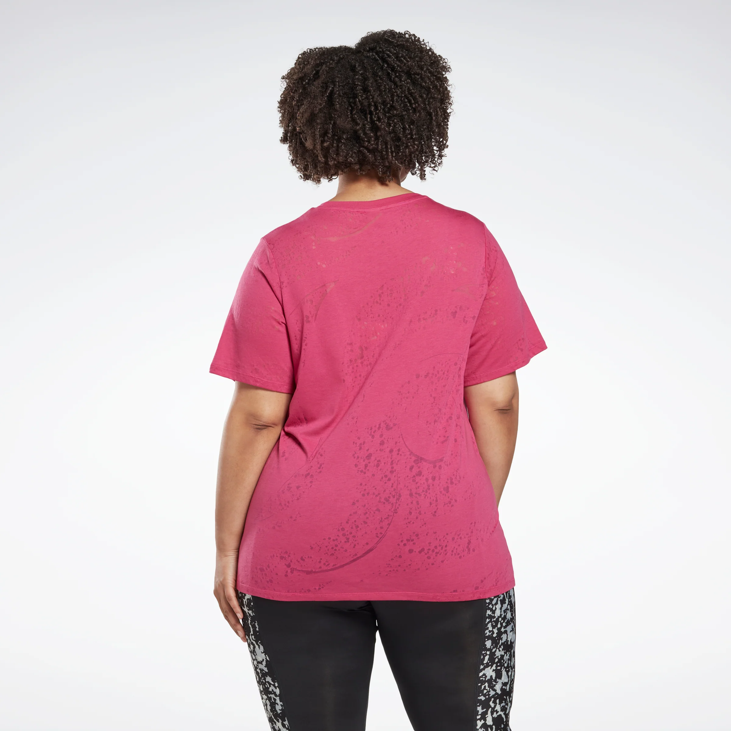Reebok Apparel Women Burnout T-Shirt (Plus Size) Seprpi - Image 3