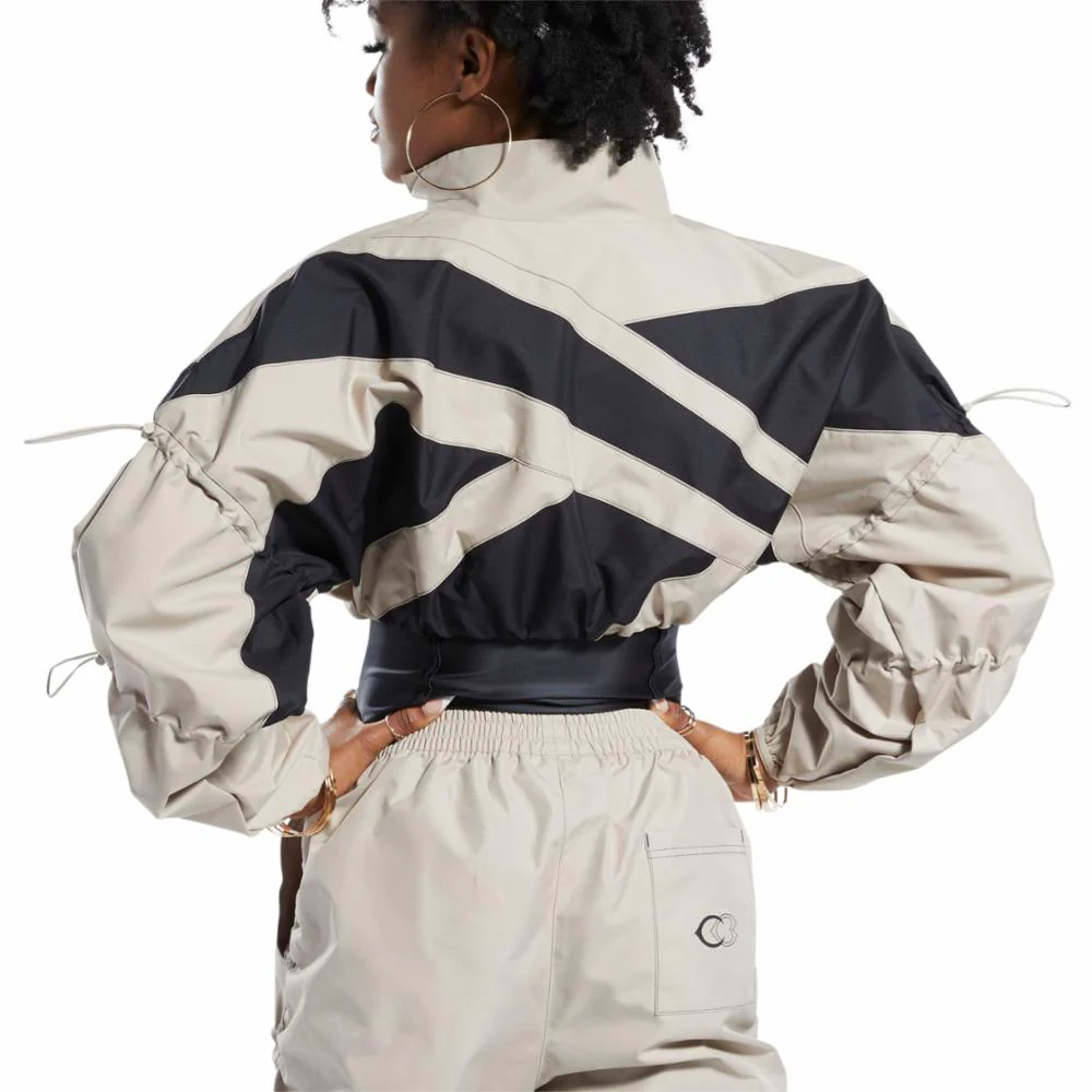 Reebok Apparel Women Cardi B Woven Crop Jacket MODBEI - Image 6
