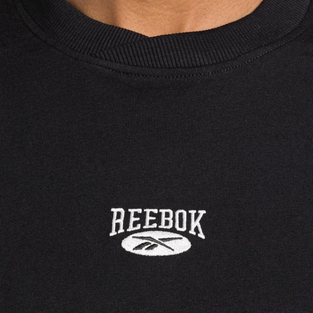 Reebok Apparel Women Classics Archive Essentials Small Logo T-Shirt BLACK - Image 5