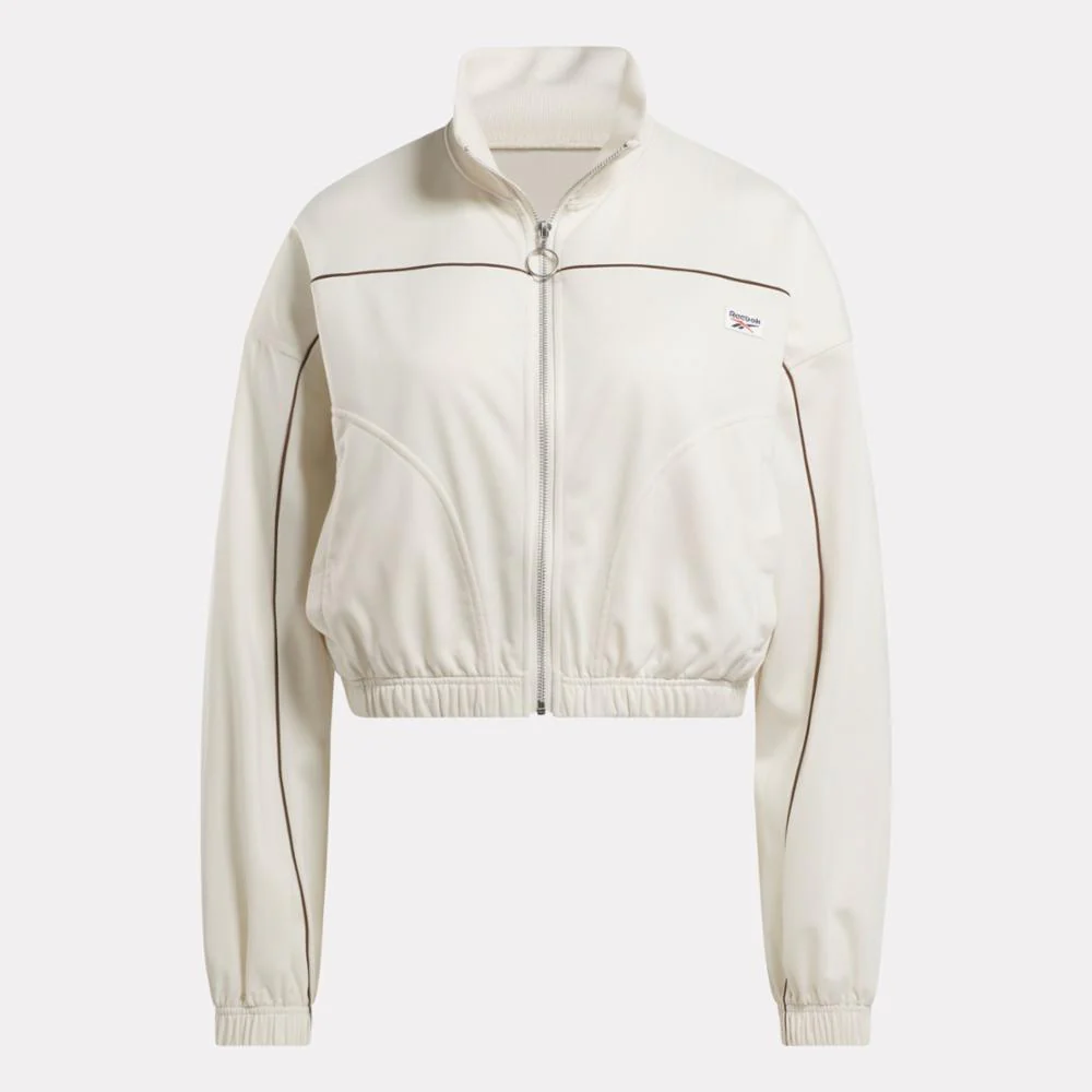 Reebok Apparel Women Classics Court Sport Basketball Track Top BON - Image 5