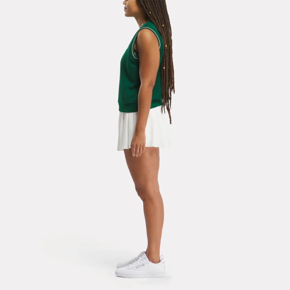 Reebok Apparel Women Classics Court Sport Vest DRKGRN - Image 2