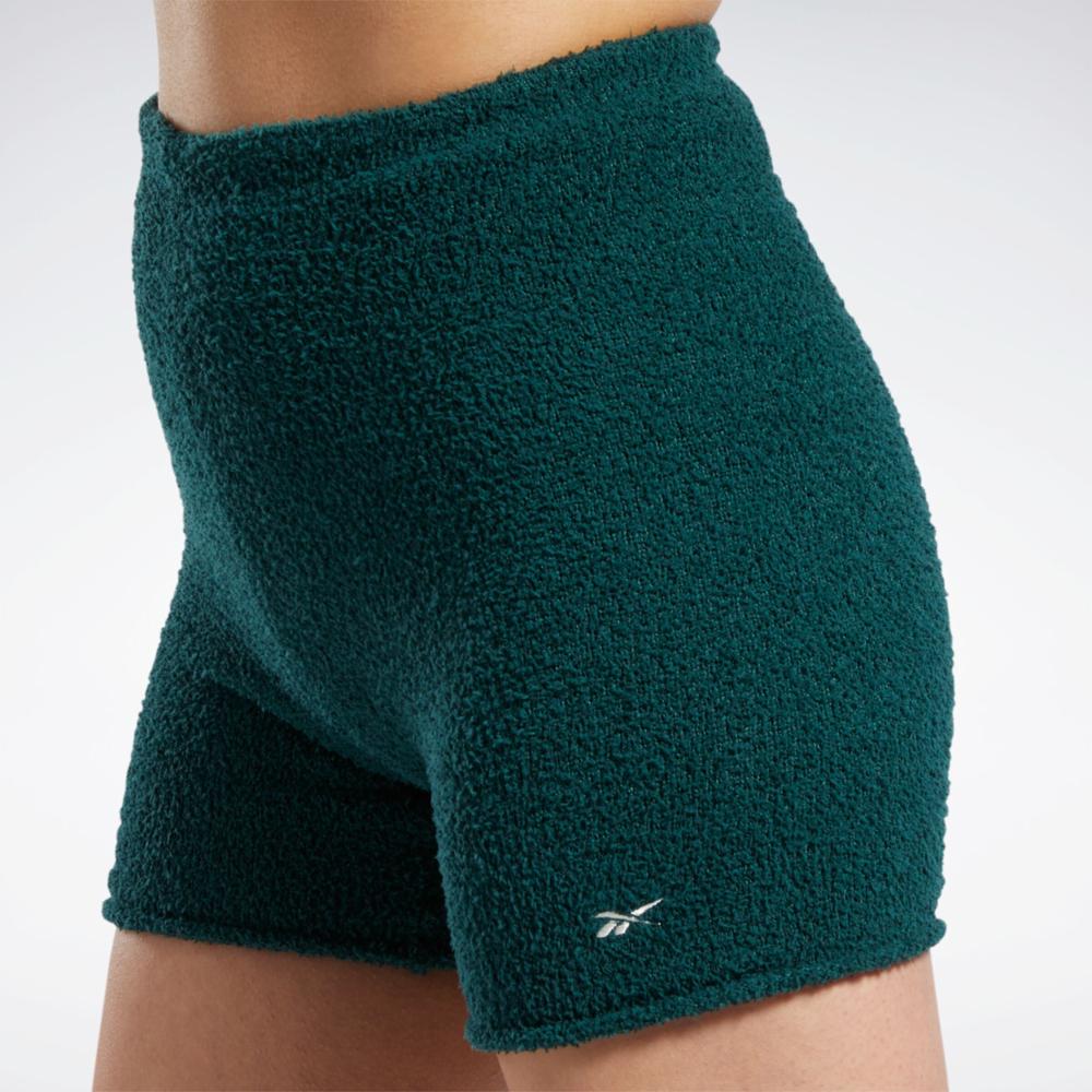 Reebok Apparel Women Classics Cozy Legging Shorts FORGRN - Image 4