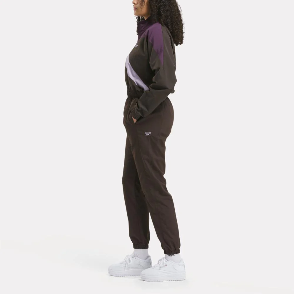 Reebok Apparel Women Classics Franchise Track Jacket DRK MATTER/MDNT PLUM/DSK PURPL - Image 2