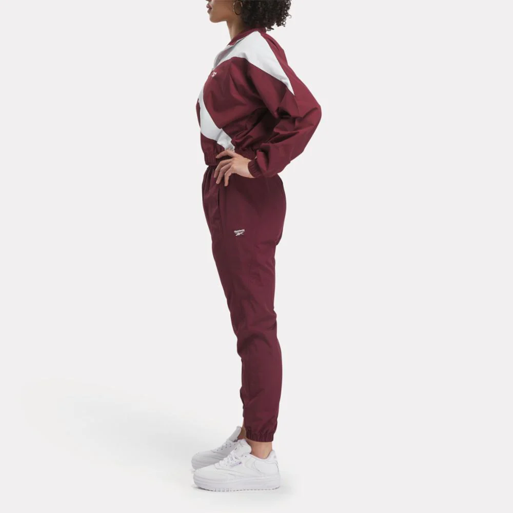 Reebok Apparel Women Classics Franchise Track Pants MAROON - Image 2