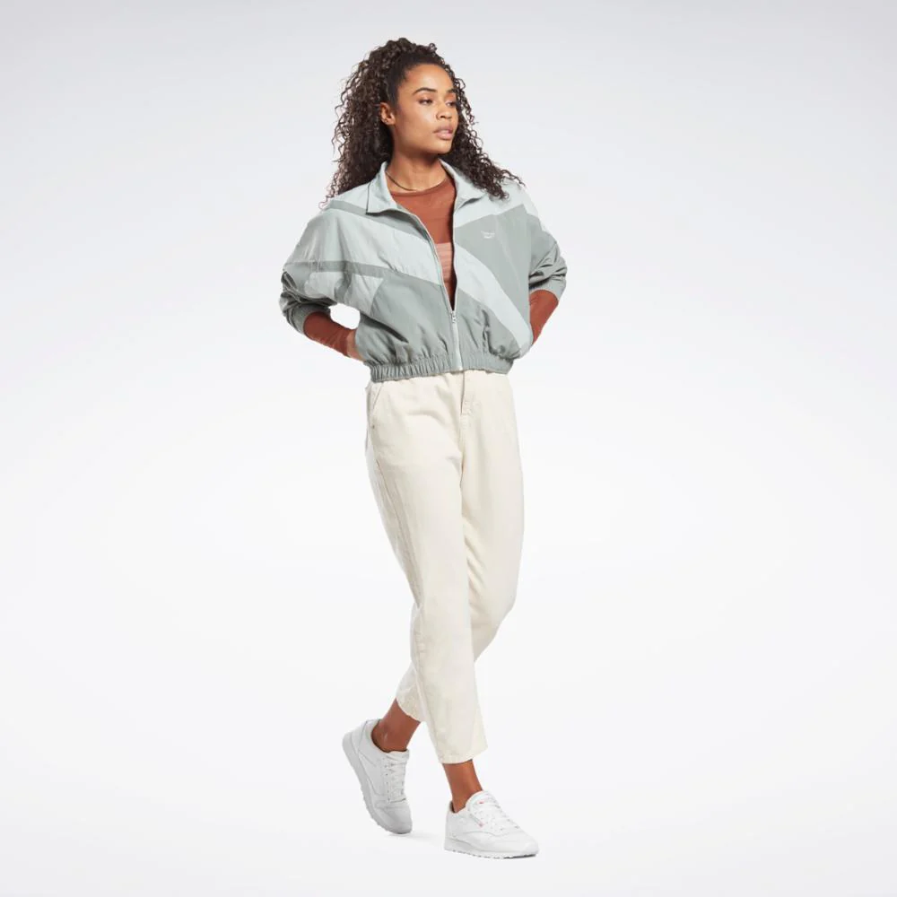Reebok Apparel Women Classics Franchise Track Top HARGRN - Image 2