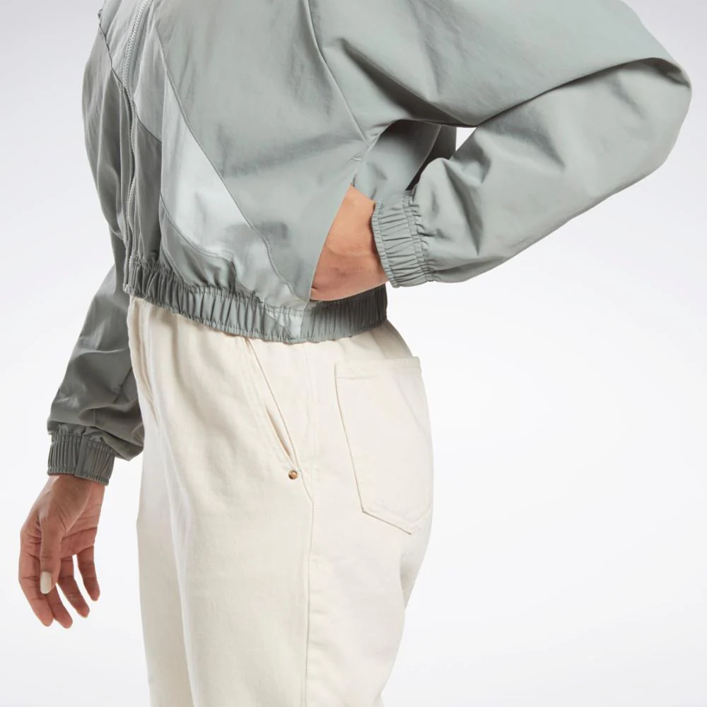 Reebok Apparel Women Classics Franchise Track Top HARGRN - Image 4