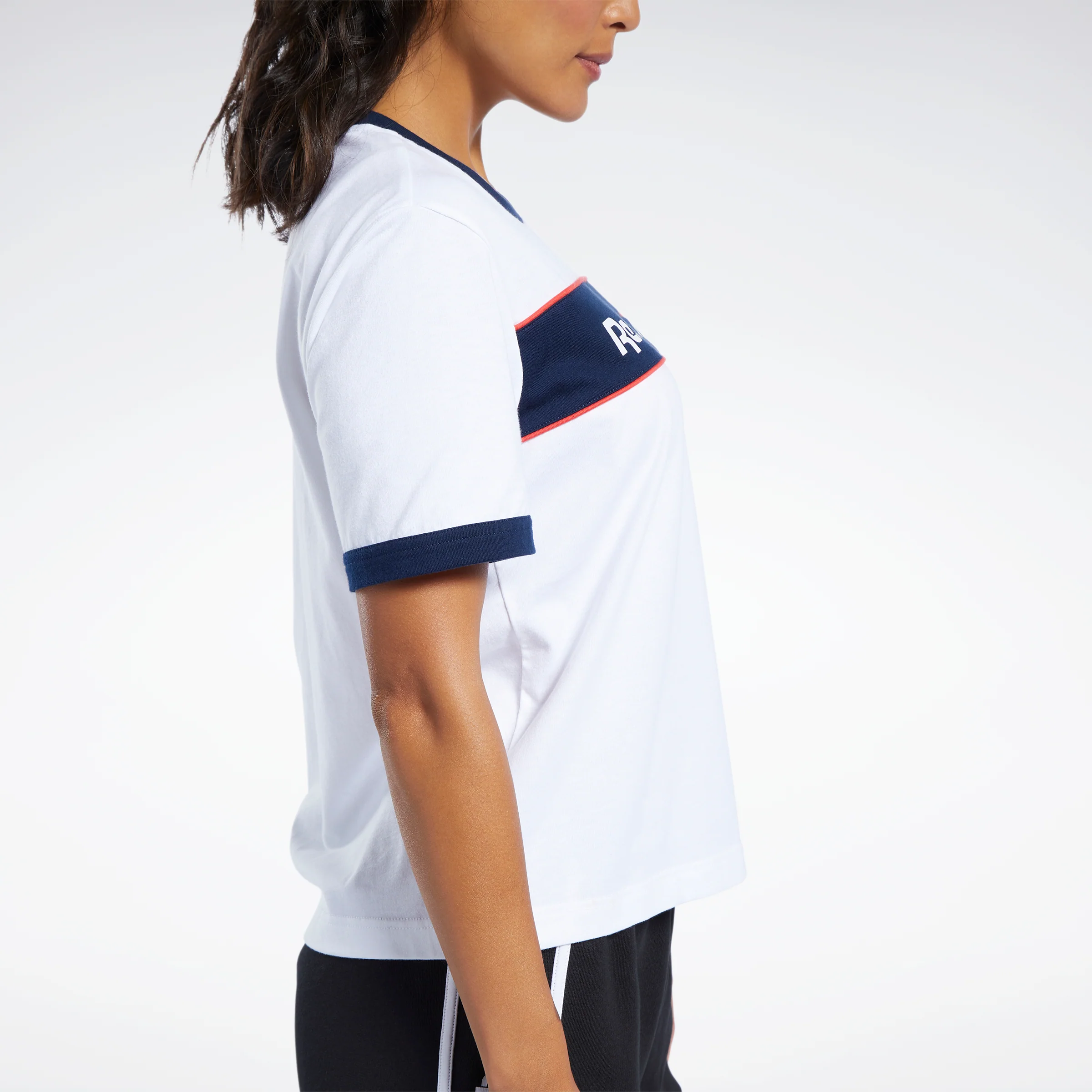 Reebok Apparel Women Classics Linear Tee White - Image 4