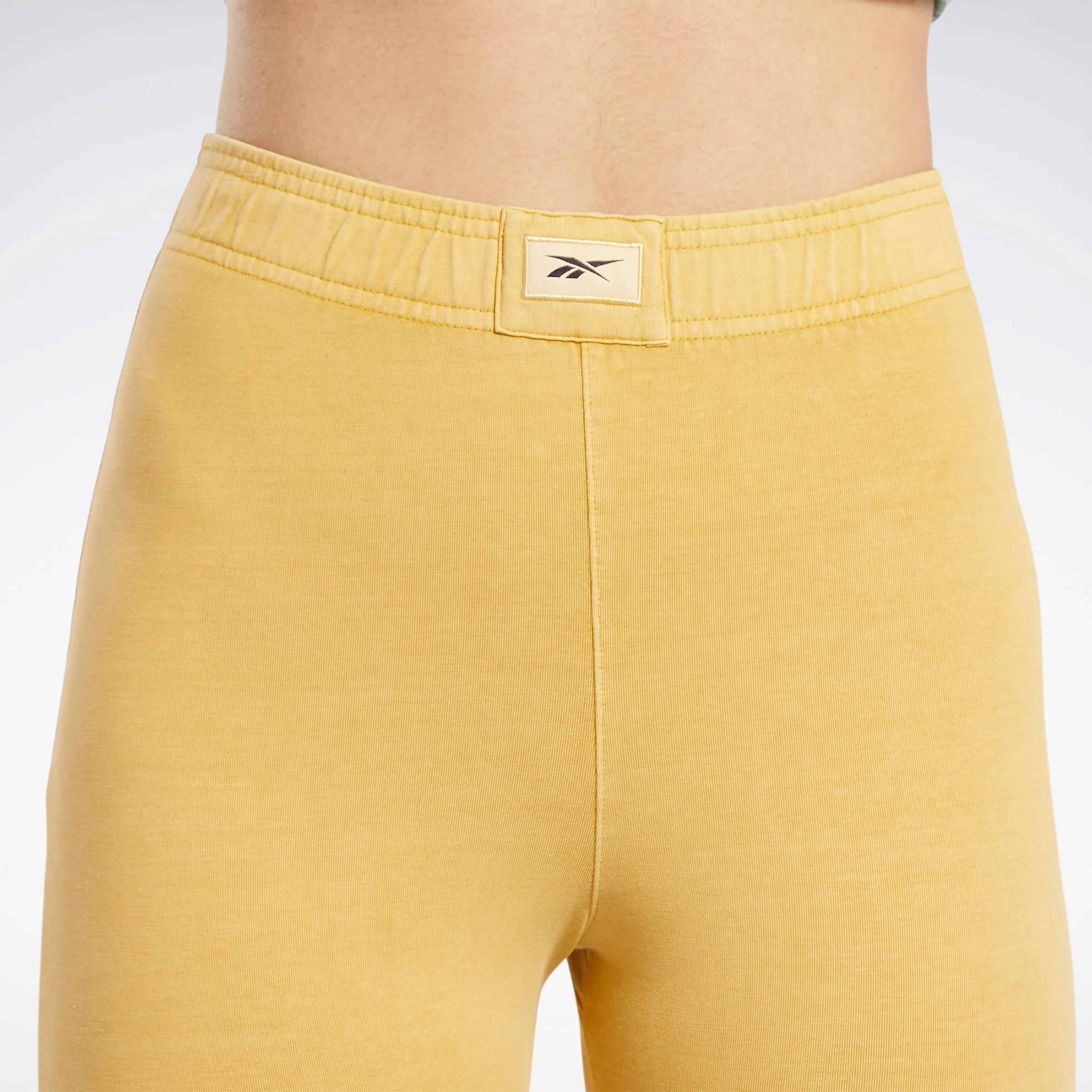 Reebok Apparel Women Classics Natural Dye Legging Shorts Bright Ochre - Image 4