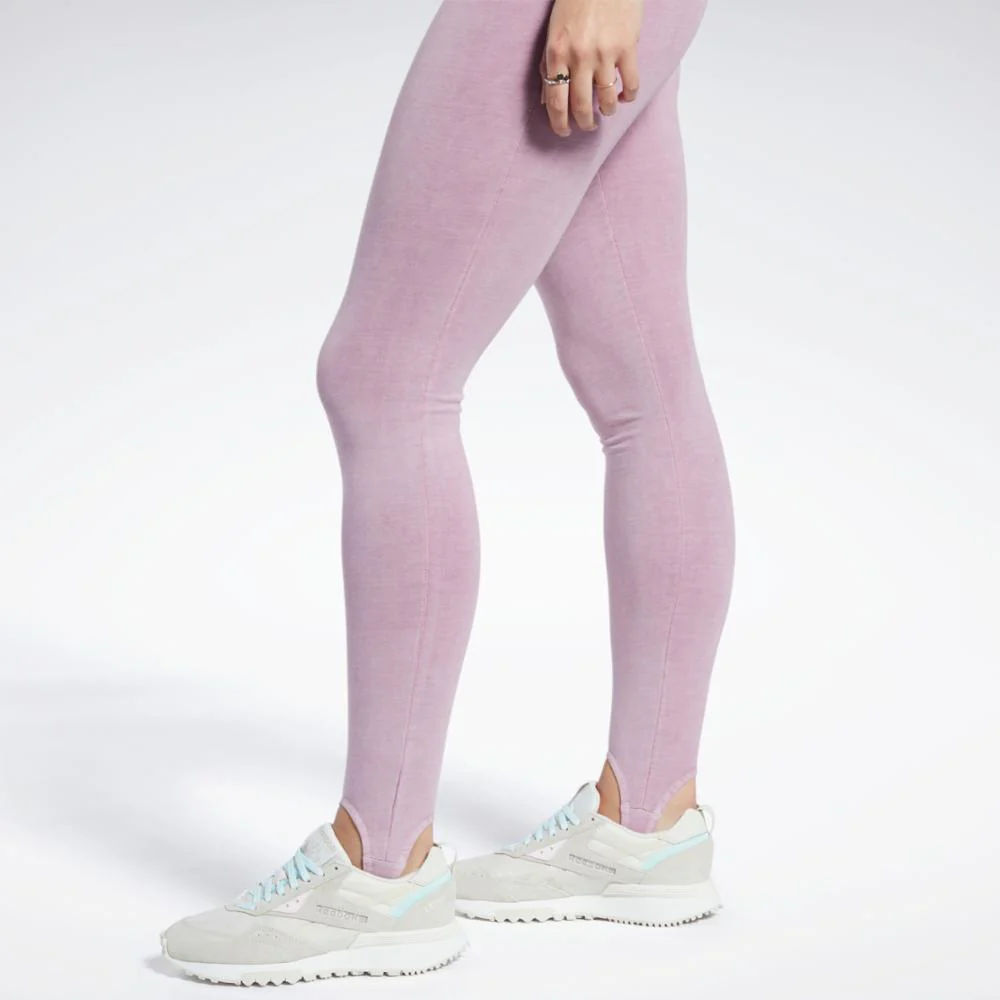 Reebok Apparel Women Classics Natural Dye Stirrup Leggings INFLIL - Image 5