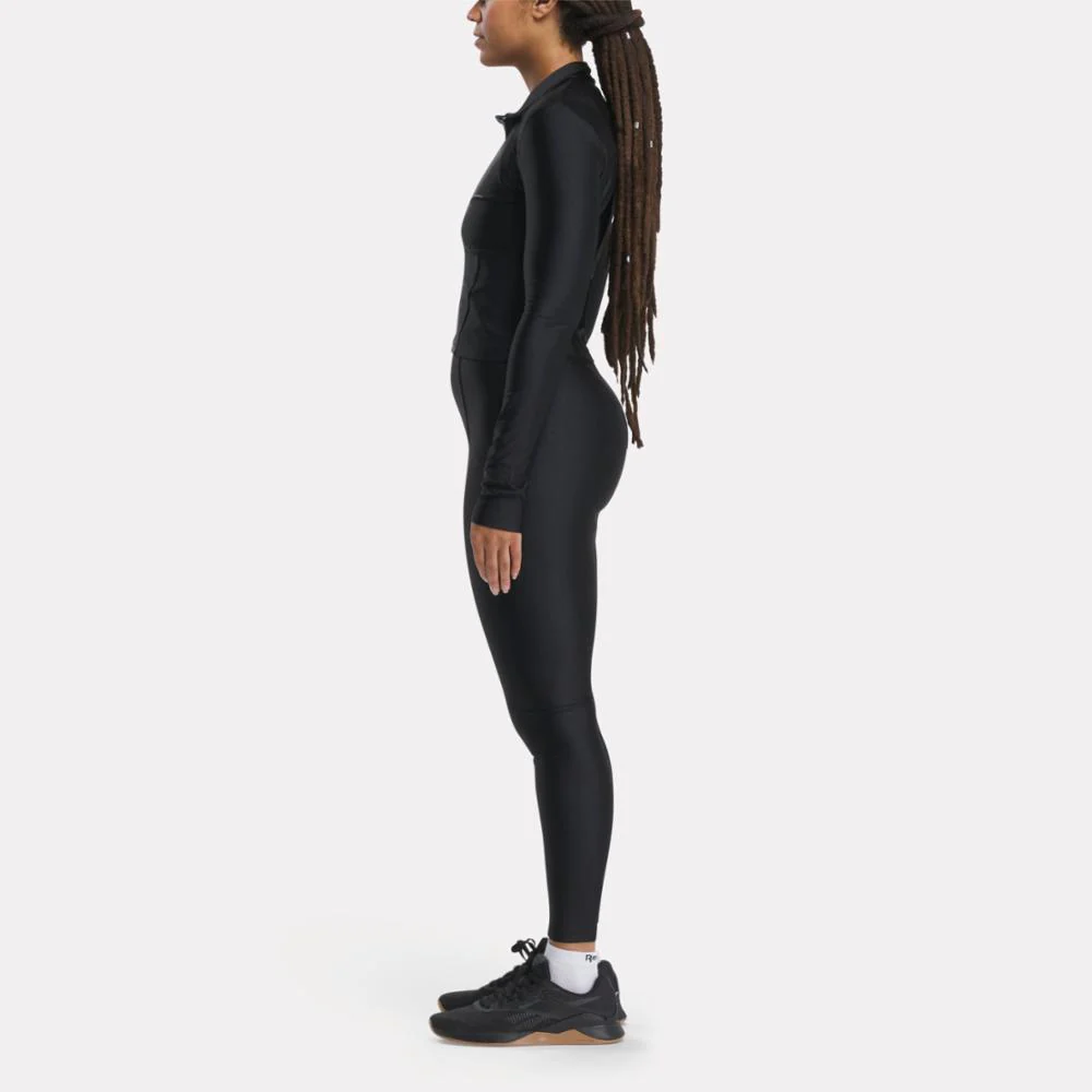 Reebok Apparel Women Classics Respect Her Layer T-Shirt BLACK - Image 2