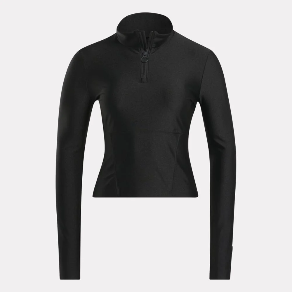 Reebok Apparel Women Classics Respect Her Layer T-Shirt BLACK - Image 5