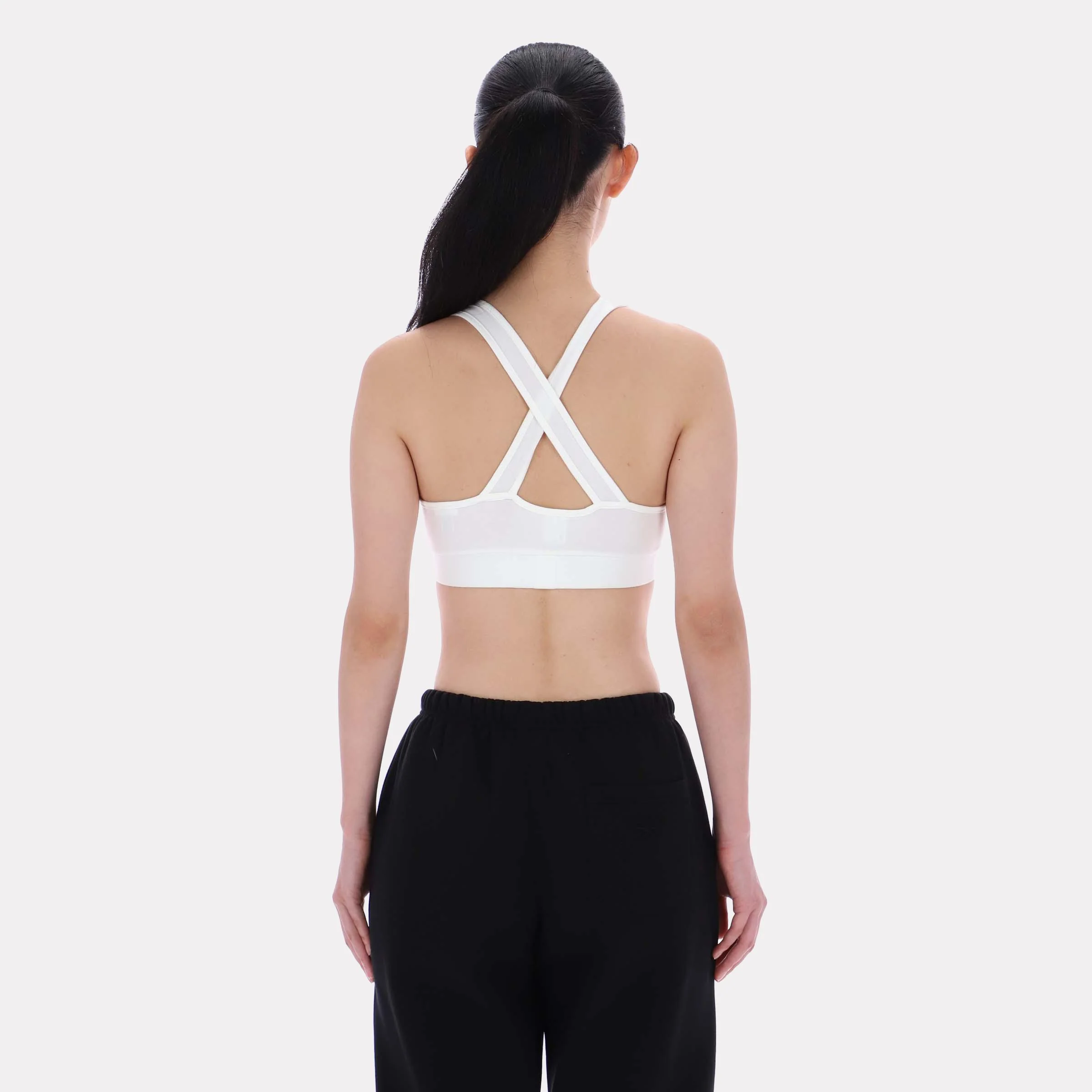 Reebok Apparel Women Classics Studio Bra Top CHALK - Image 2