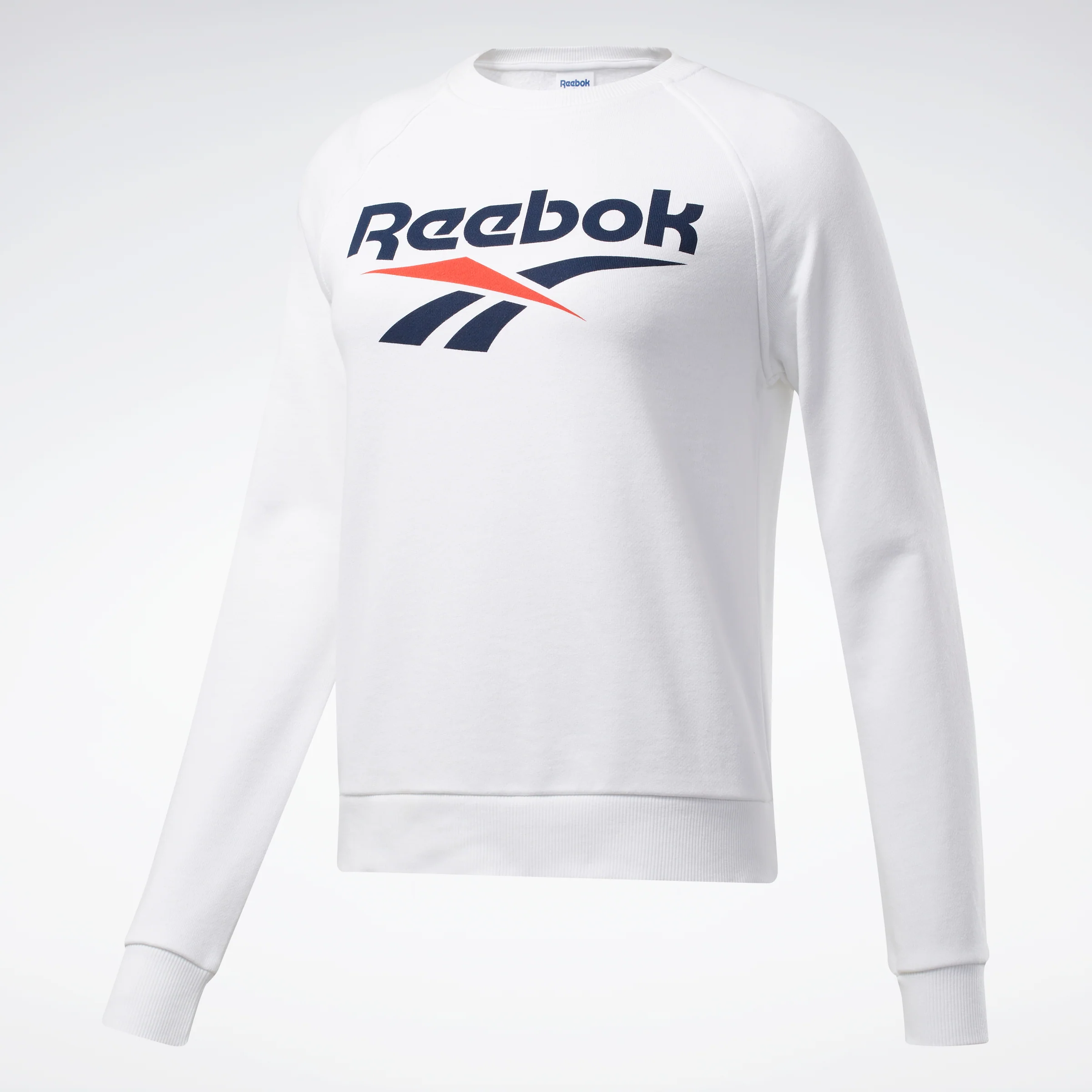 Reebok Apparel Women Classics Vector Crew Sweatshirt White - Image 4