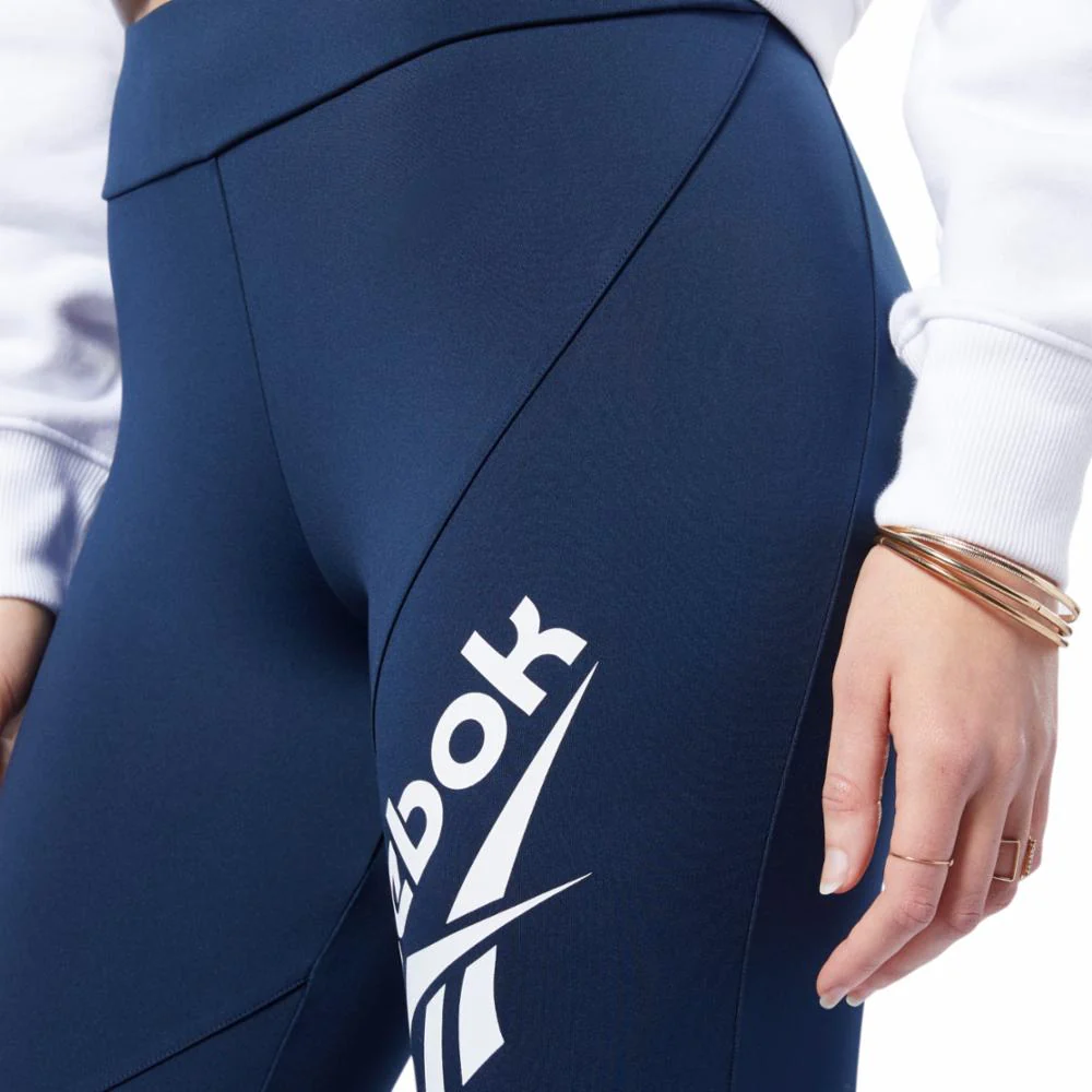 Reebok Apparel Women Classics Vector Leggings CONAVY - Image 4