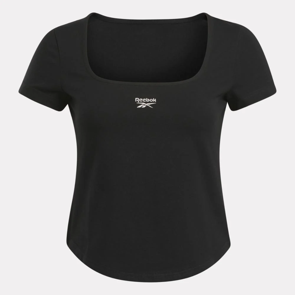 Reebok Apparel Women Classics Wardrobe Essentials T-Shirt BLACK