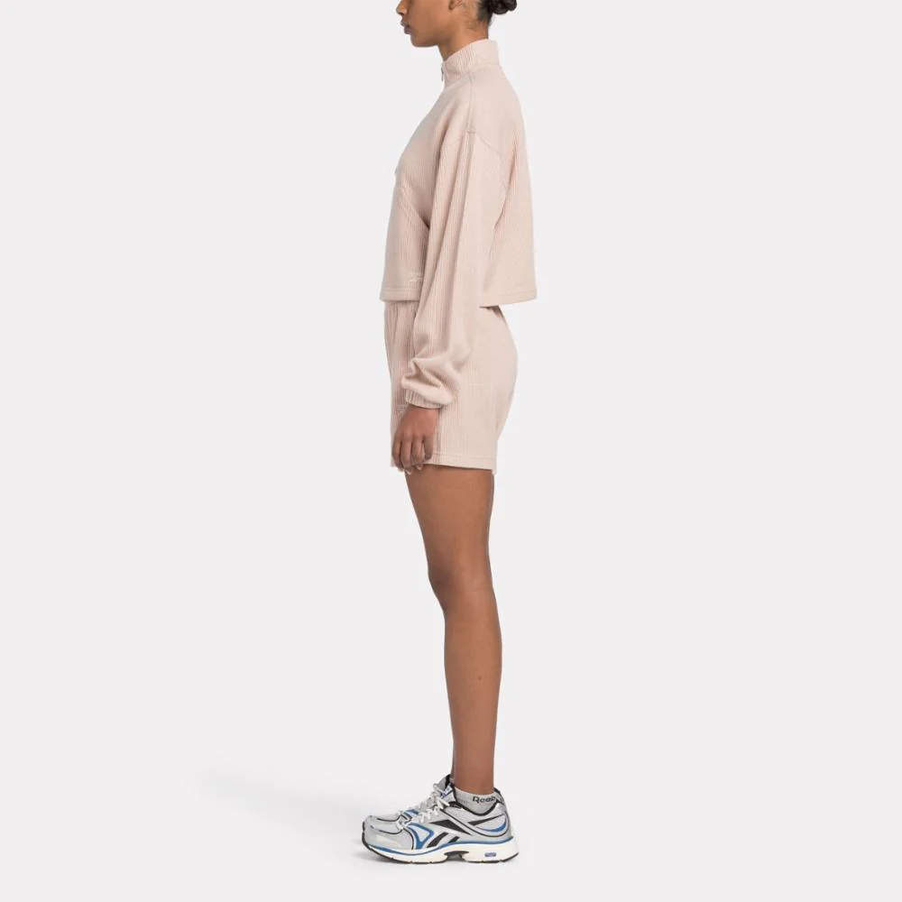 Reebok Apparel Women Classics Wardrobe Essentials Waffle Cover-Up PINSTU - Image 2