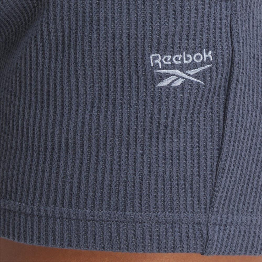 Reebok Apparel Women Classics Wardrobe Essentials Waffle Shorts EACOBL - Image 4