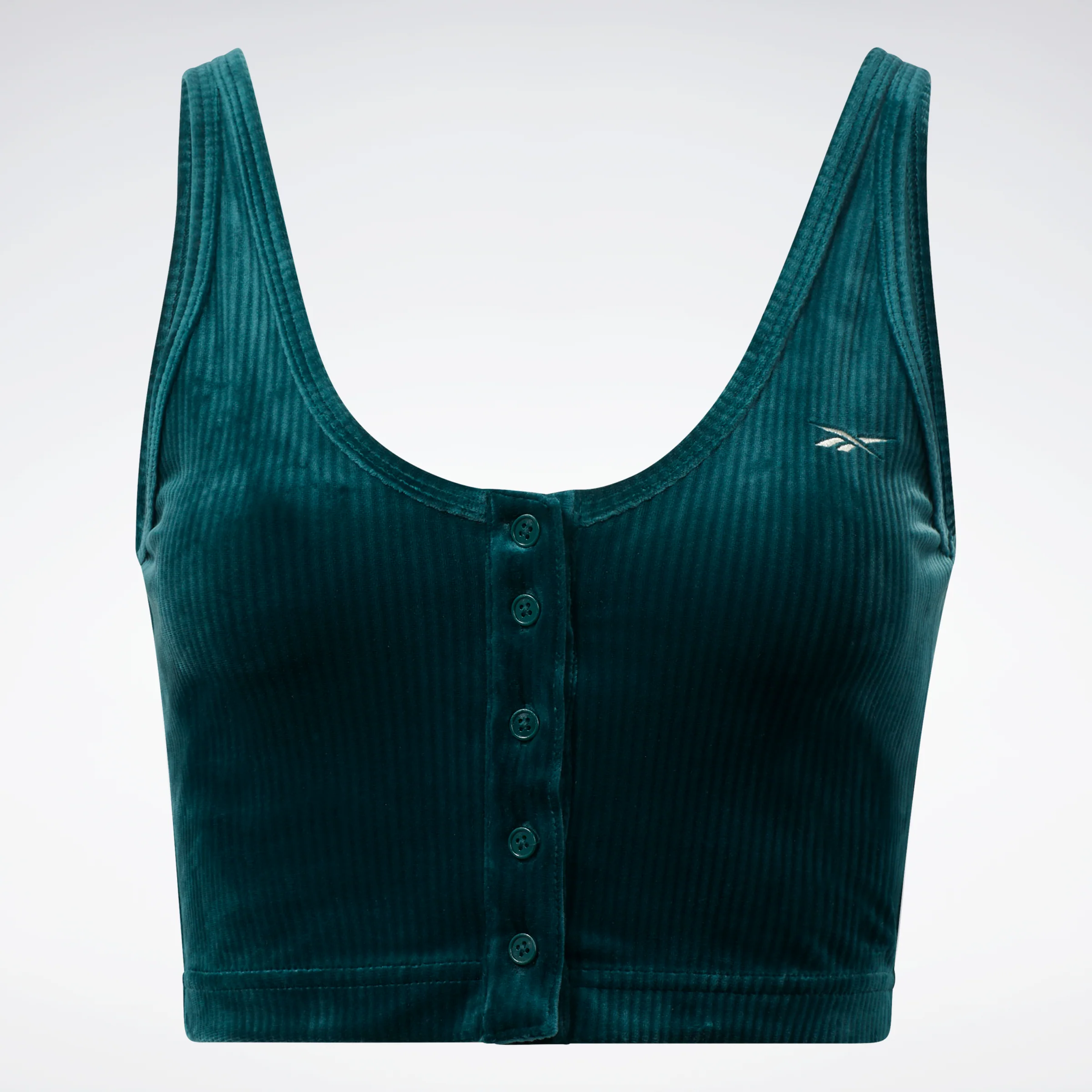 Reebok Apparel Women Classics Winter Velour Top Forgrn - Image 6