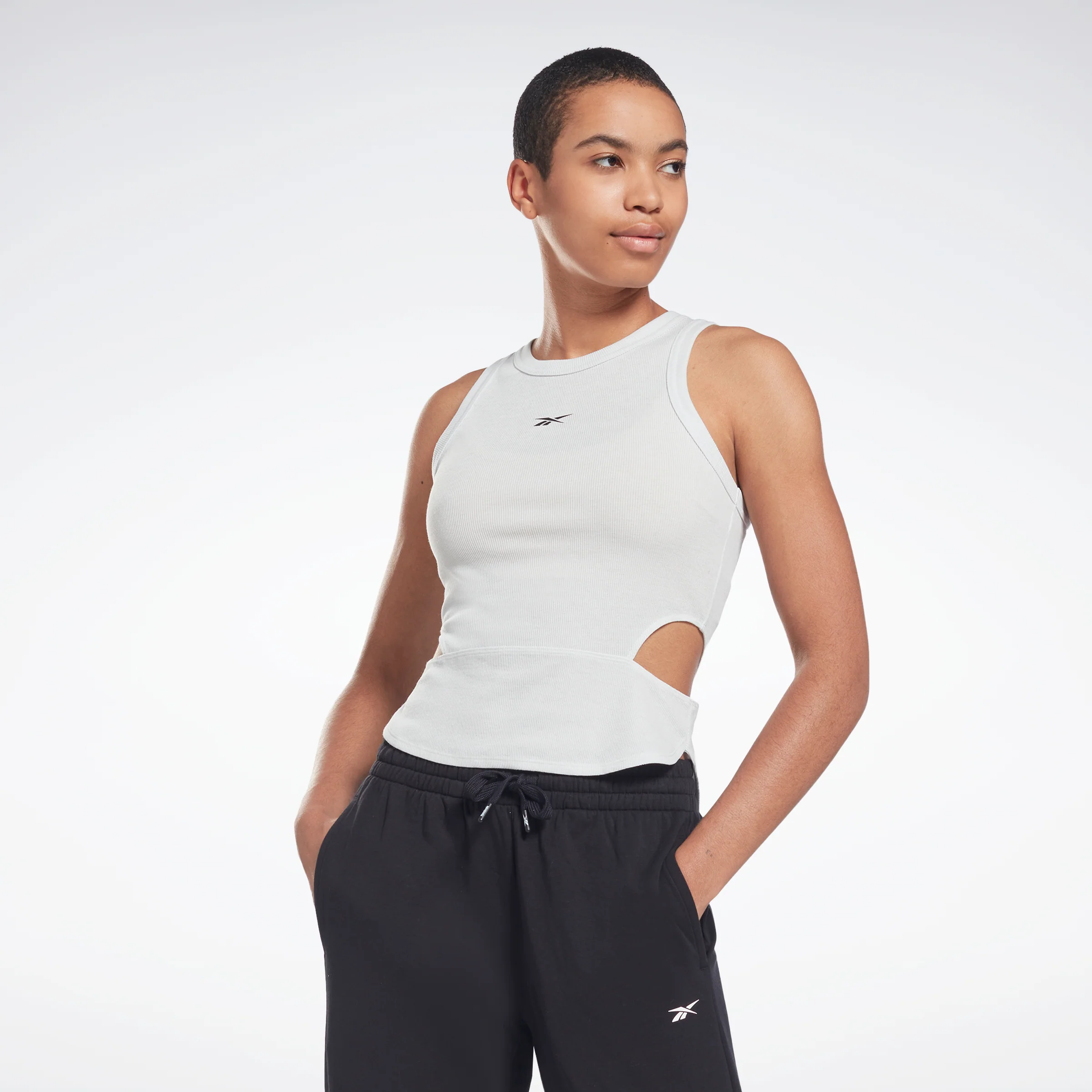 Reebok Apparel Women Cutout Tank Top Purgry