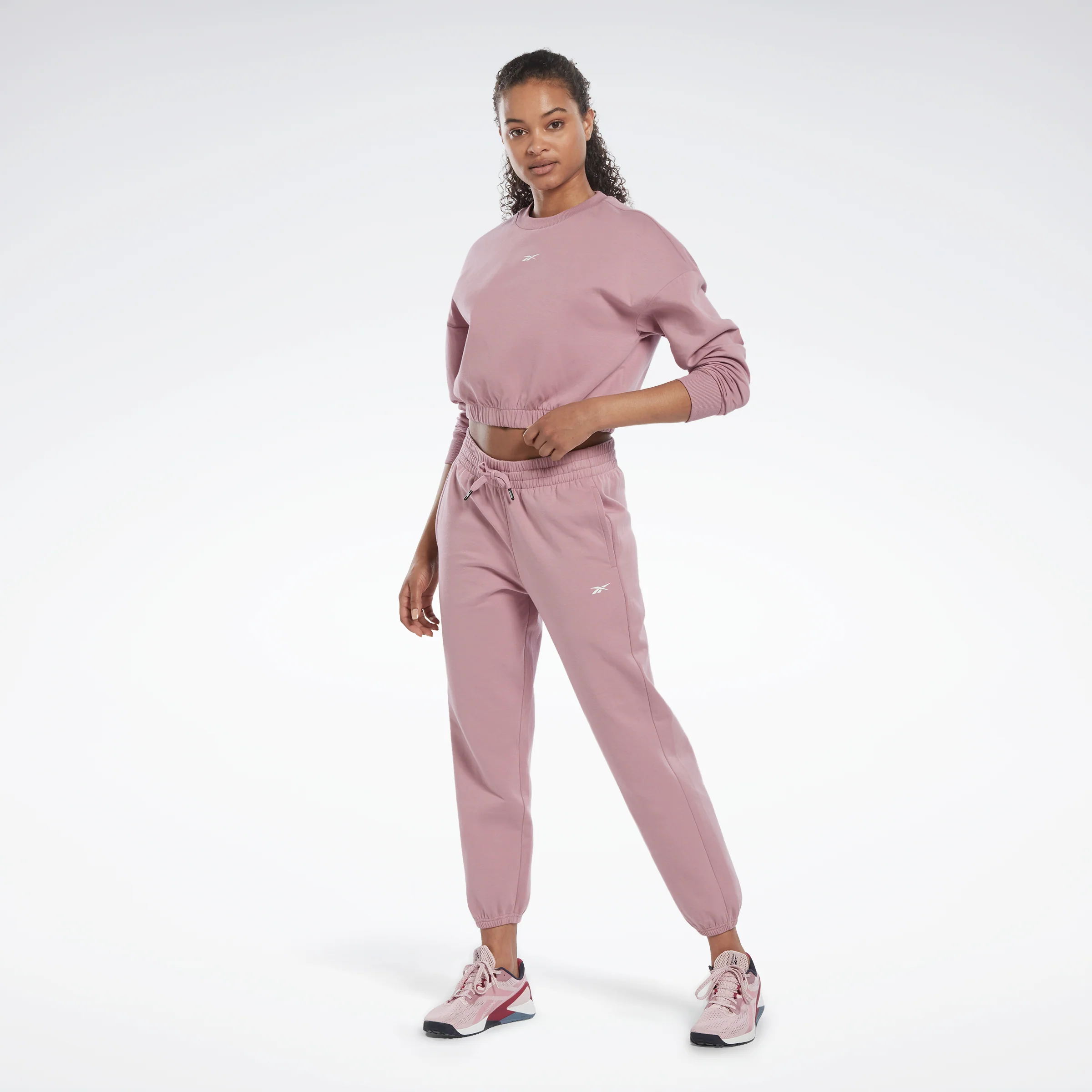 Reebok Apparel Women Dreamblend Cotton Midlayer Sweatshirt Inflil - Image 2