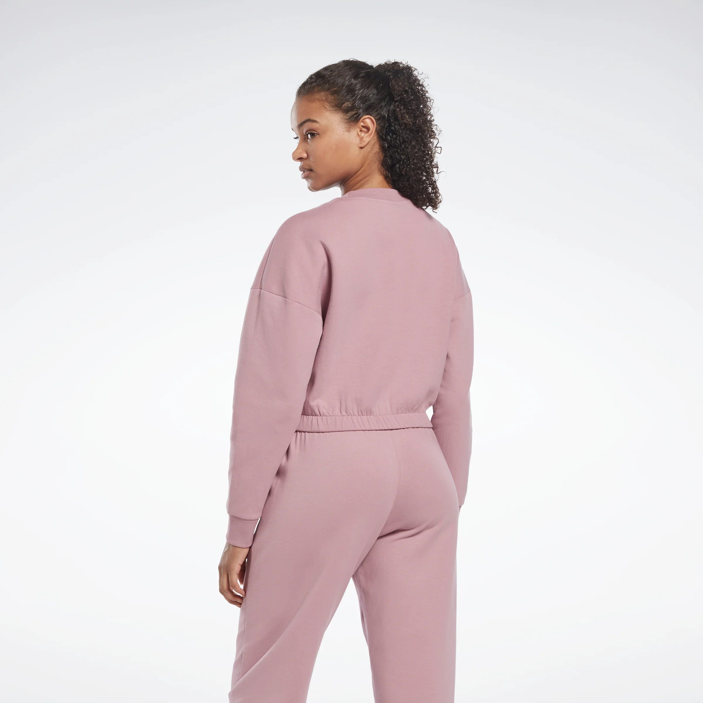 Reebok Apparel Women Dreamblend Cotton Midlayer Sweatshirt Inflil - Image 3