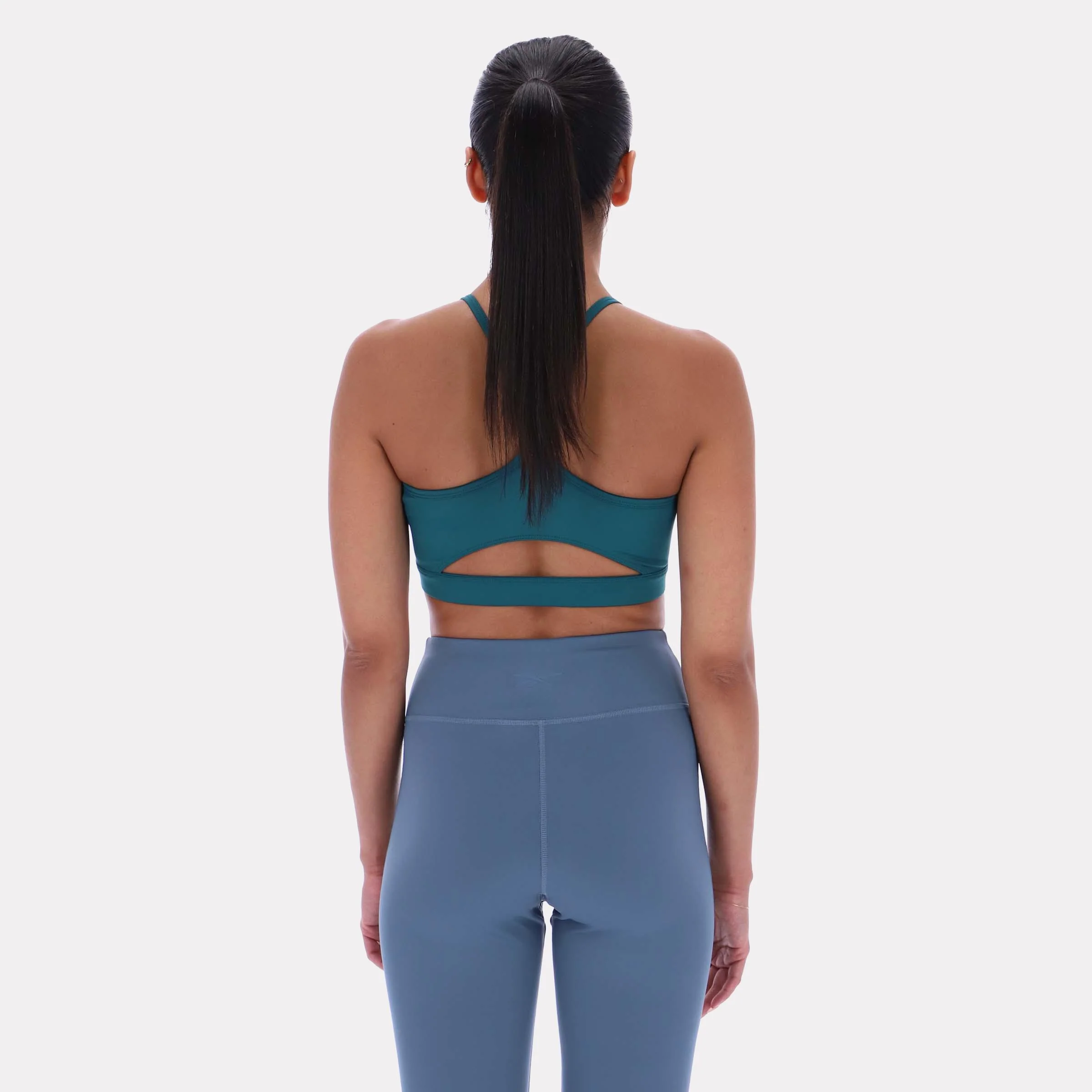 Reebok Apparel Women Everyday Strappy Sports Bra RETRO TEAL - Image 2