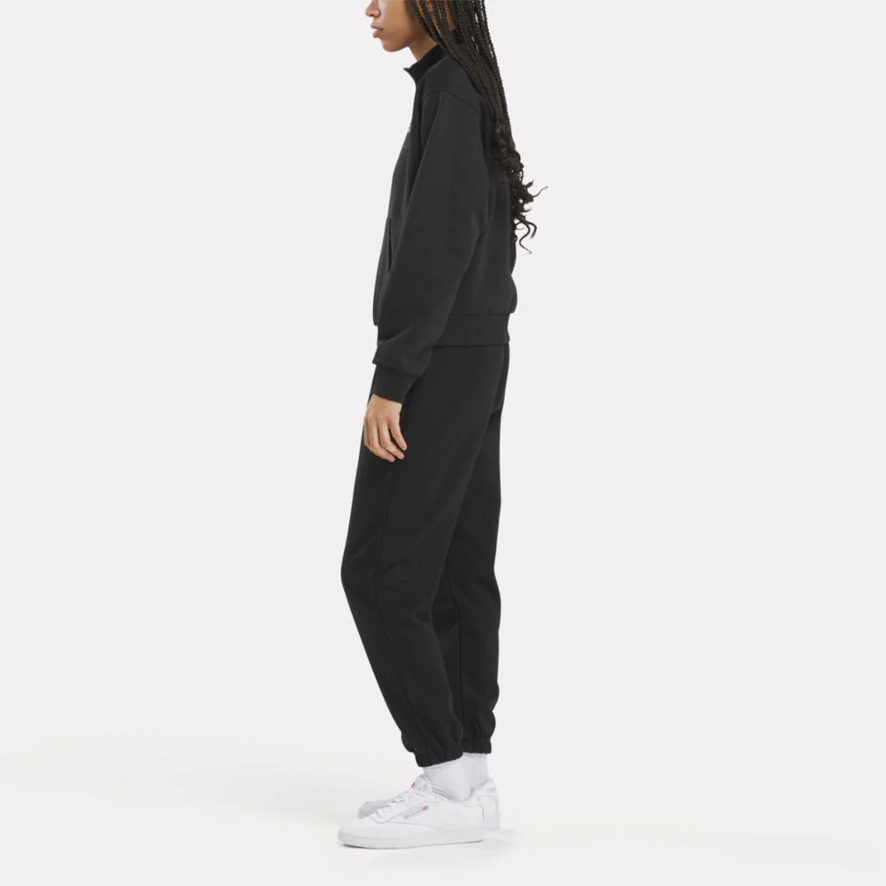 Reebok Apparel Women ID Energy Fleece Midlayer Top BLACK - Image 2