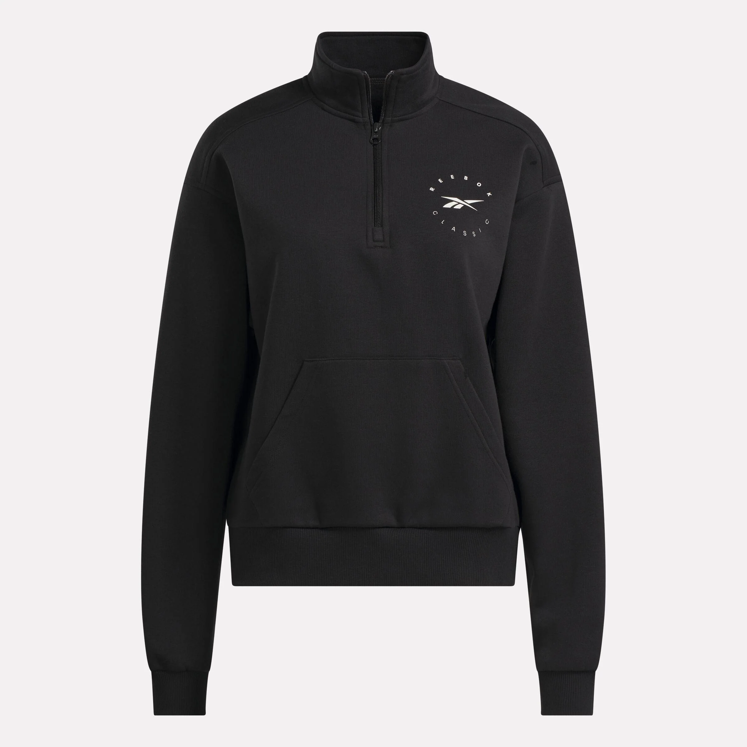 Reebok Apparel Women ID Energy Fleece Midlayer Top BLACK - Image 5