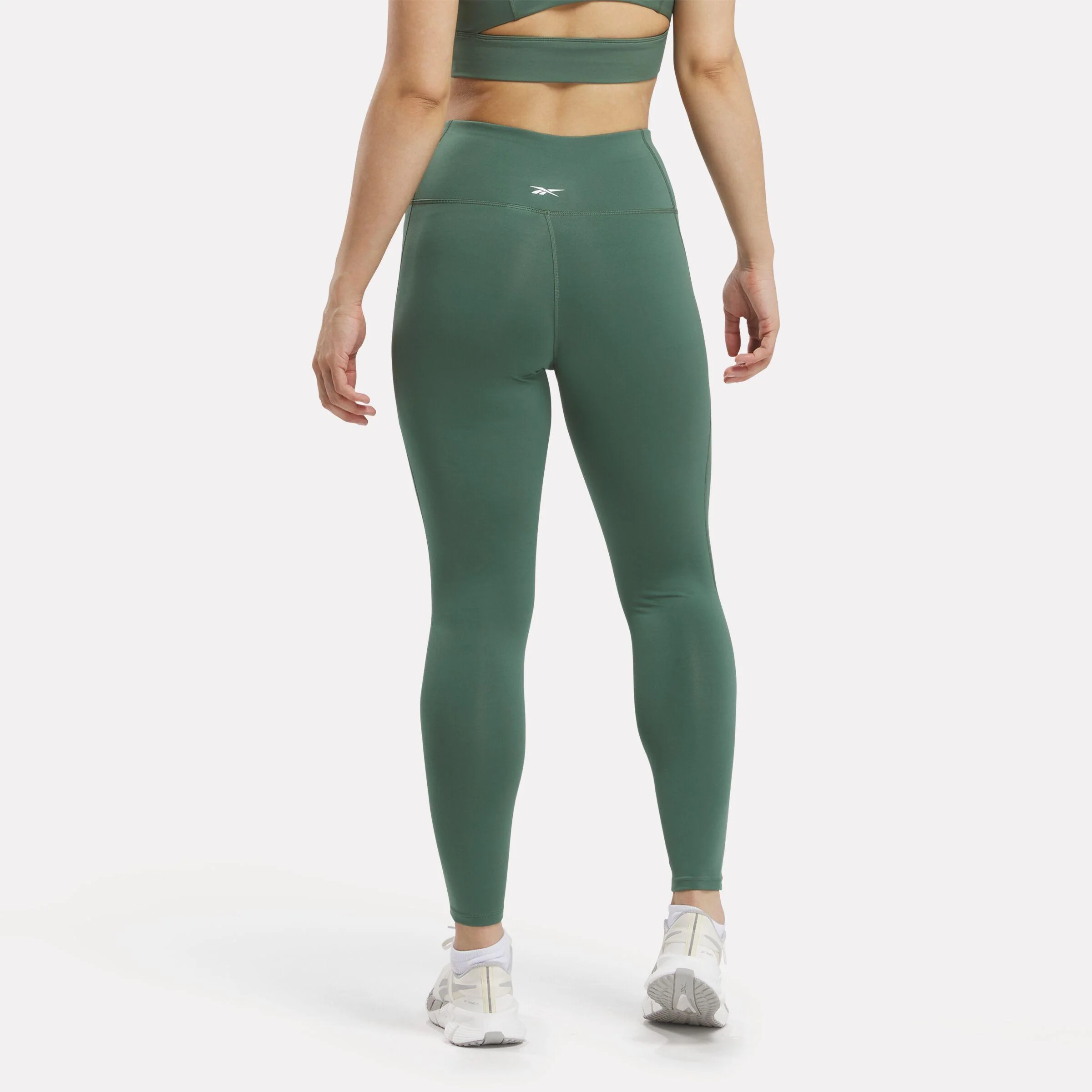 Reebok Apparel Women ID Train Colorblock Leggings ESCAPE GREEN - Image 3