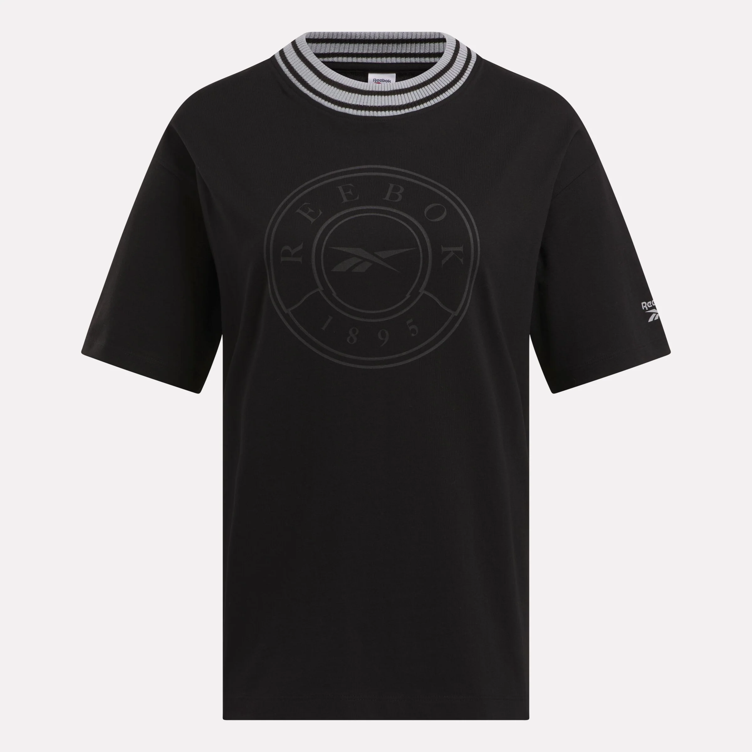 REEBOK APPAREL WOMEN Lawn Club T-Shirt BLACK - Image 5