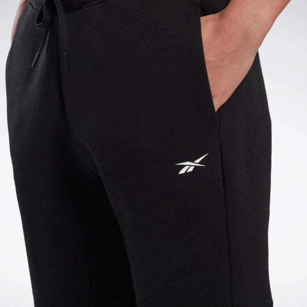 Reebok Apparel Women Linear Logo Sweat Pants BLACK - Image 4