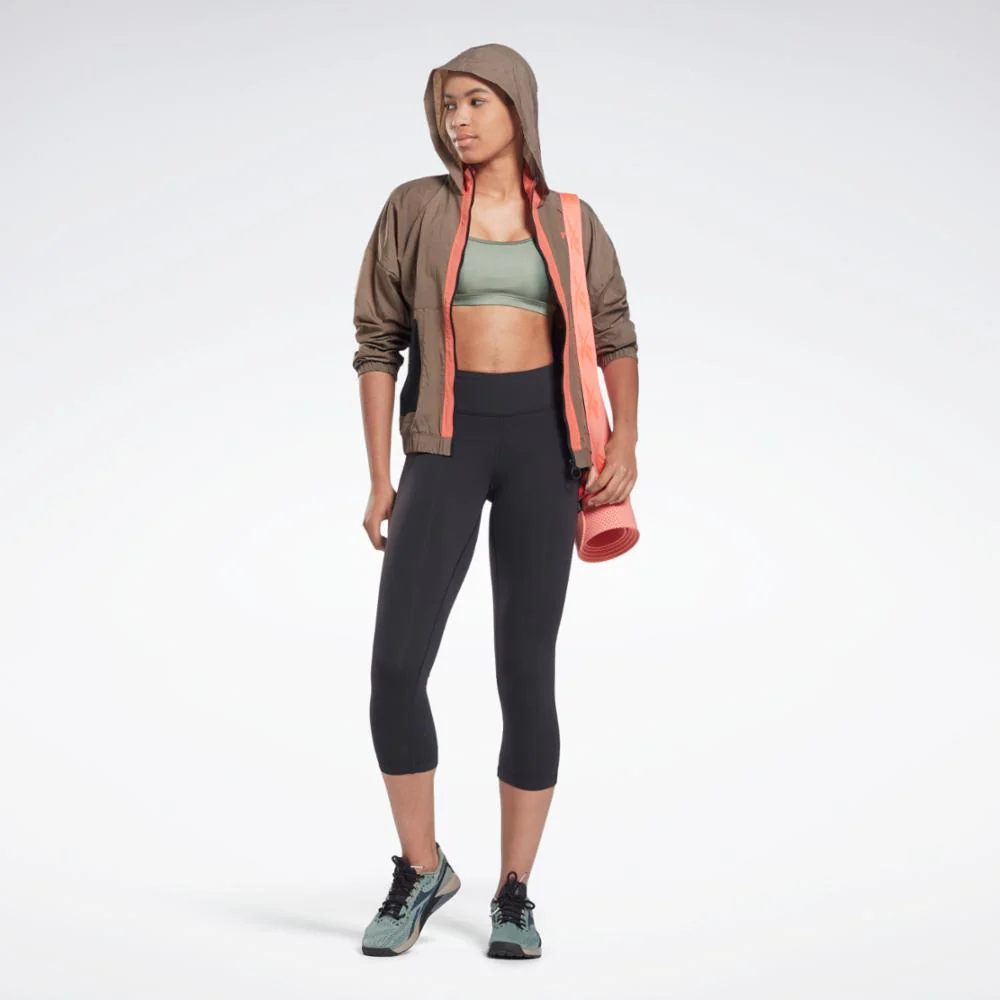 Reebok Apparel Women Lux 3/4 Leggings BLACK - Image 2