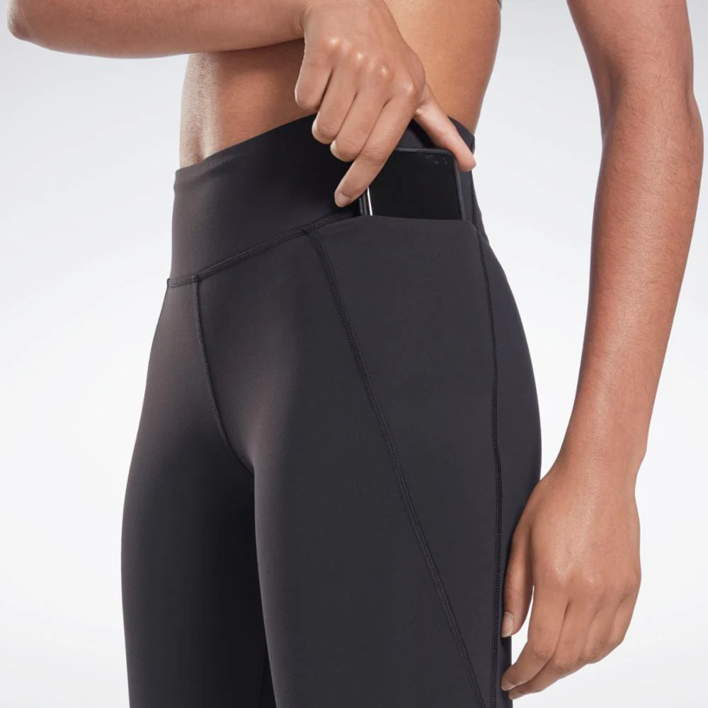 Reebok Apparel Women Lux 3/4 Leggings BLACK - Image 5