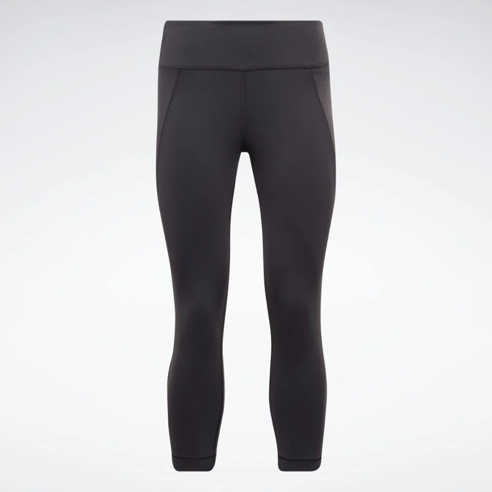 Reebok Apparel Women Lux 3/4 Leggings BLACK - Image 6