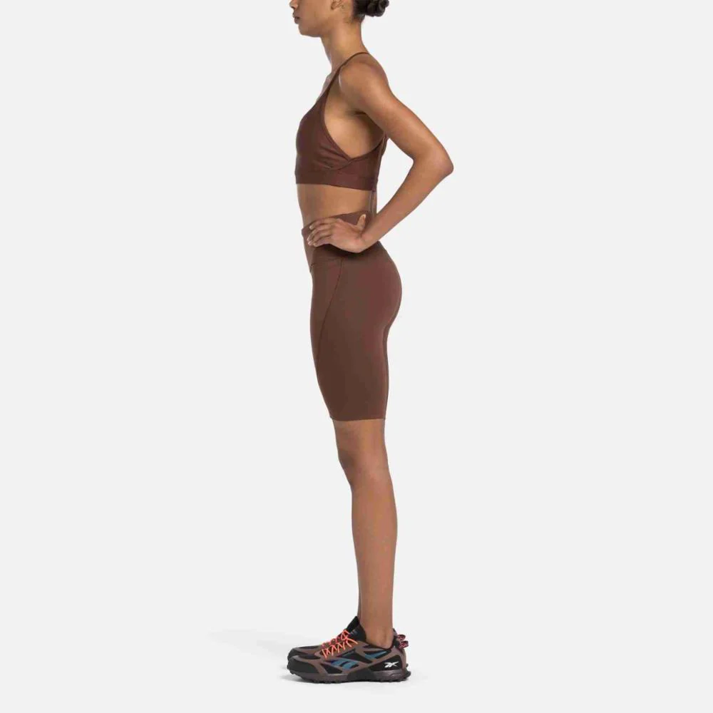 Reebok Apparel Women Lux Bike Shorts UNEARTHED BROWN - Image 2