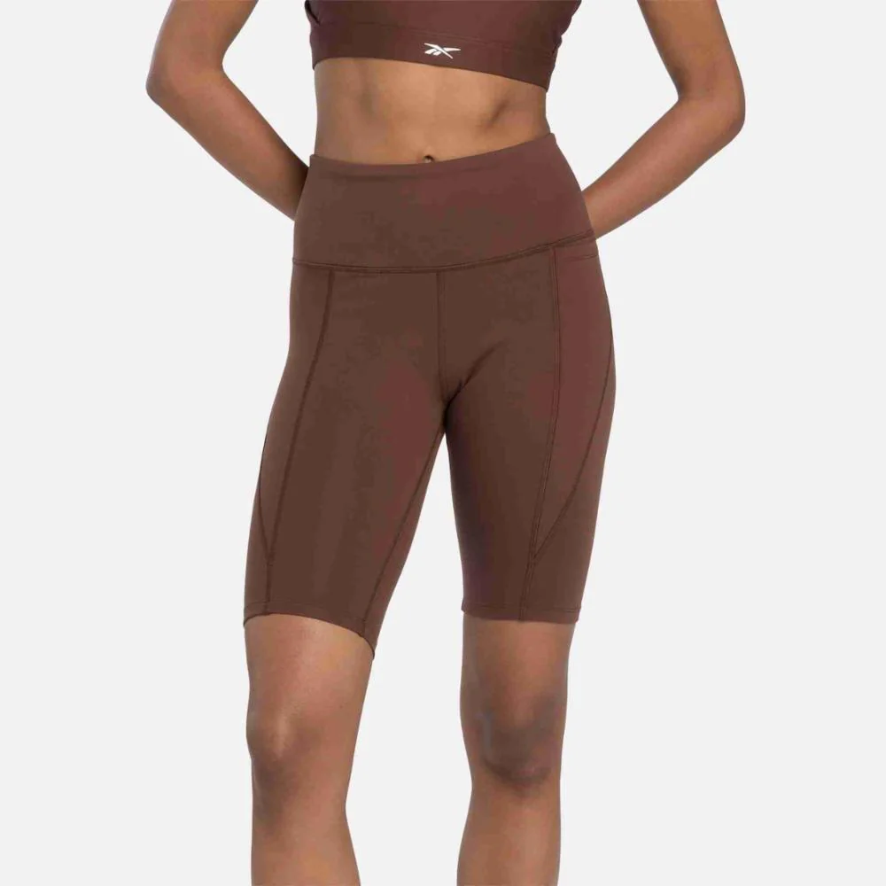 Reebok Apparel Women Lux Bike Shorts UNEARTHED BROWN - Image 5