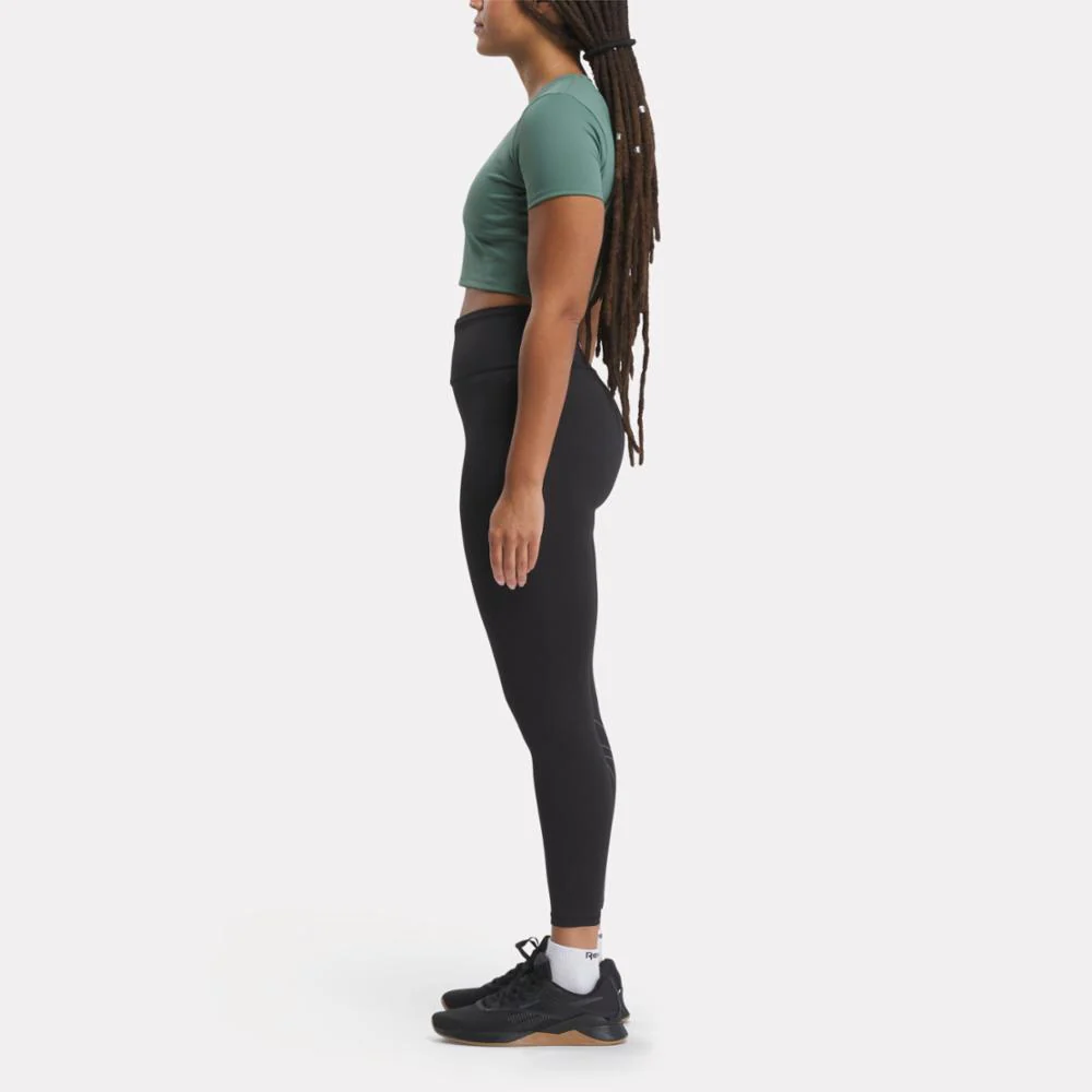 Reebok Apparel Women Lux Bold Cropped Tee TREGRE - Image 2