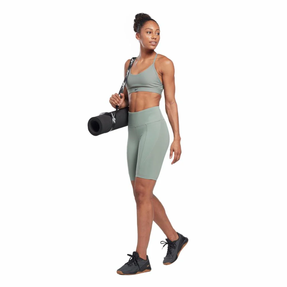 Reebok Apparel Women Lux High-Rise Bike Shorts HARGRN - Image 2