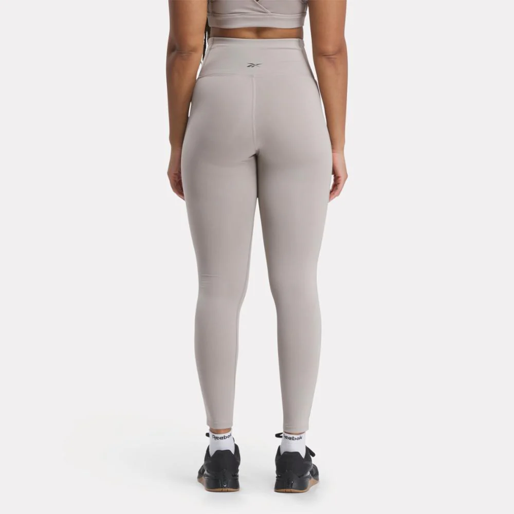 Reebok Apparel Women Lux High-Rise Leggings ASH - Image 3
