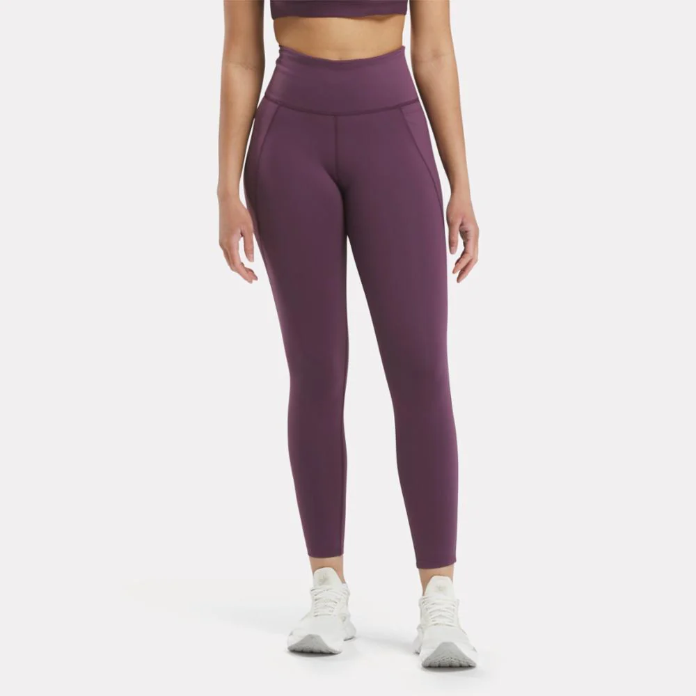 Reebok Apparel Women Lux High-Rise Leggings MIDNIGHT PLUM