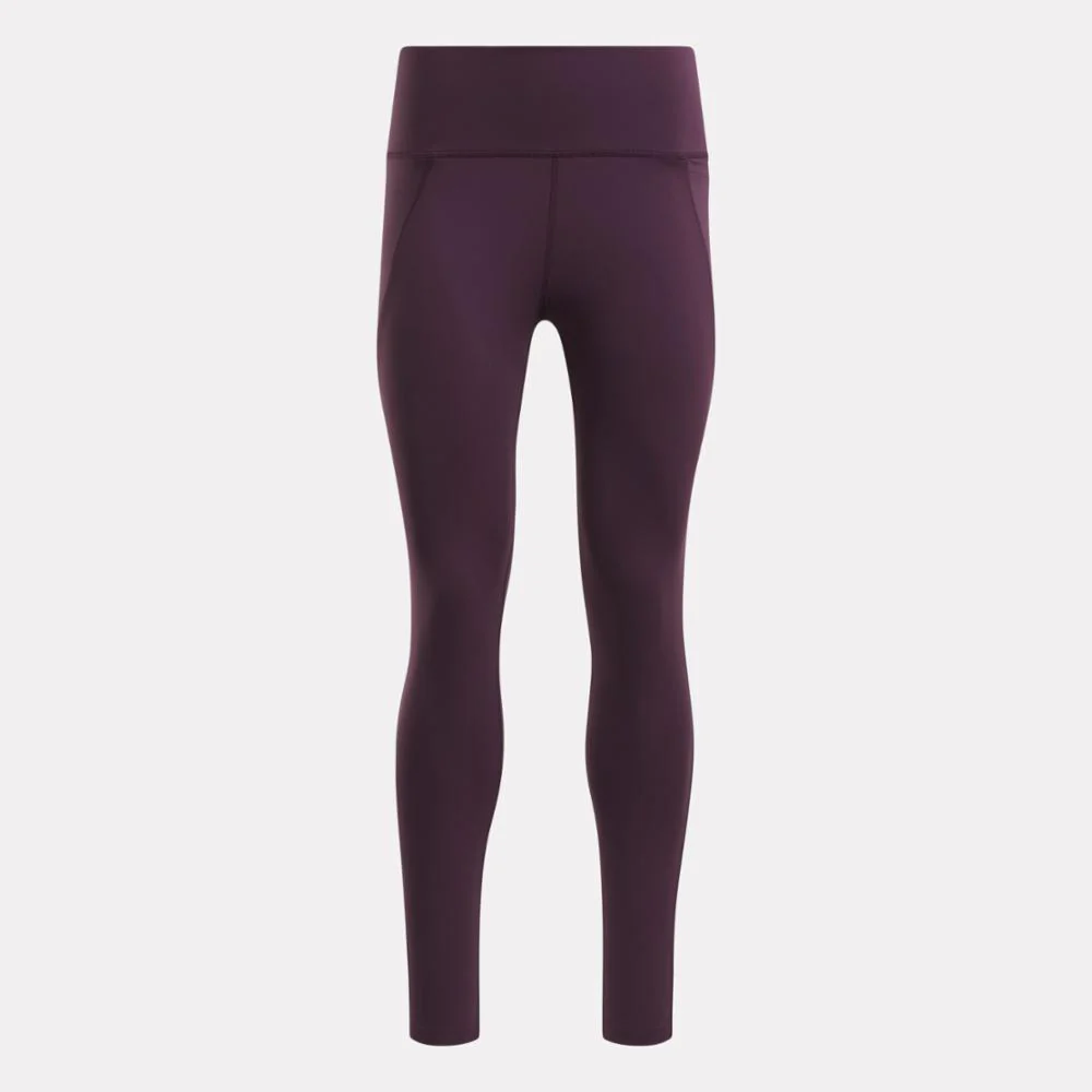 Reebok Apparel Women Lux High-Rise Leggings MIDNIGHT PLUM - Image 5