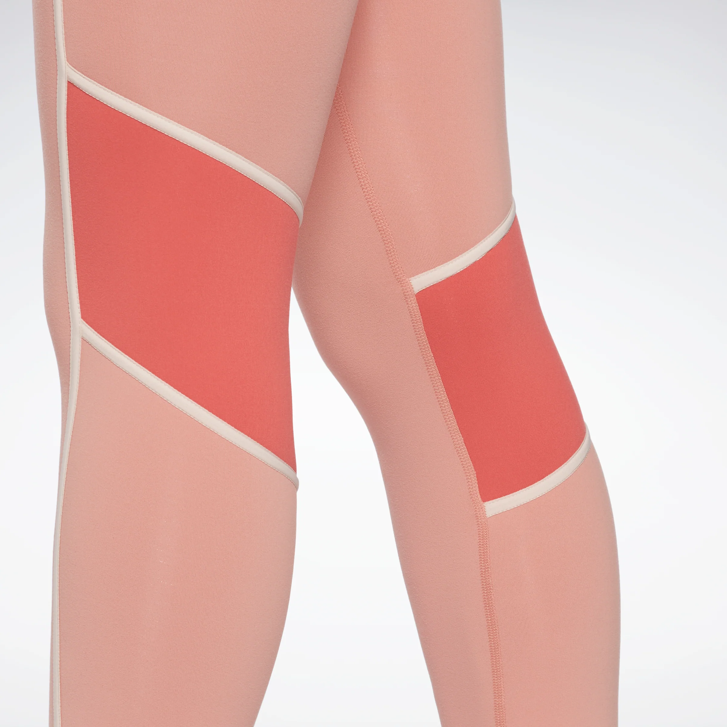 Reebok Apparel Women Lux High-Waisted Colorblock Leggings Cancor - Image 5