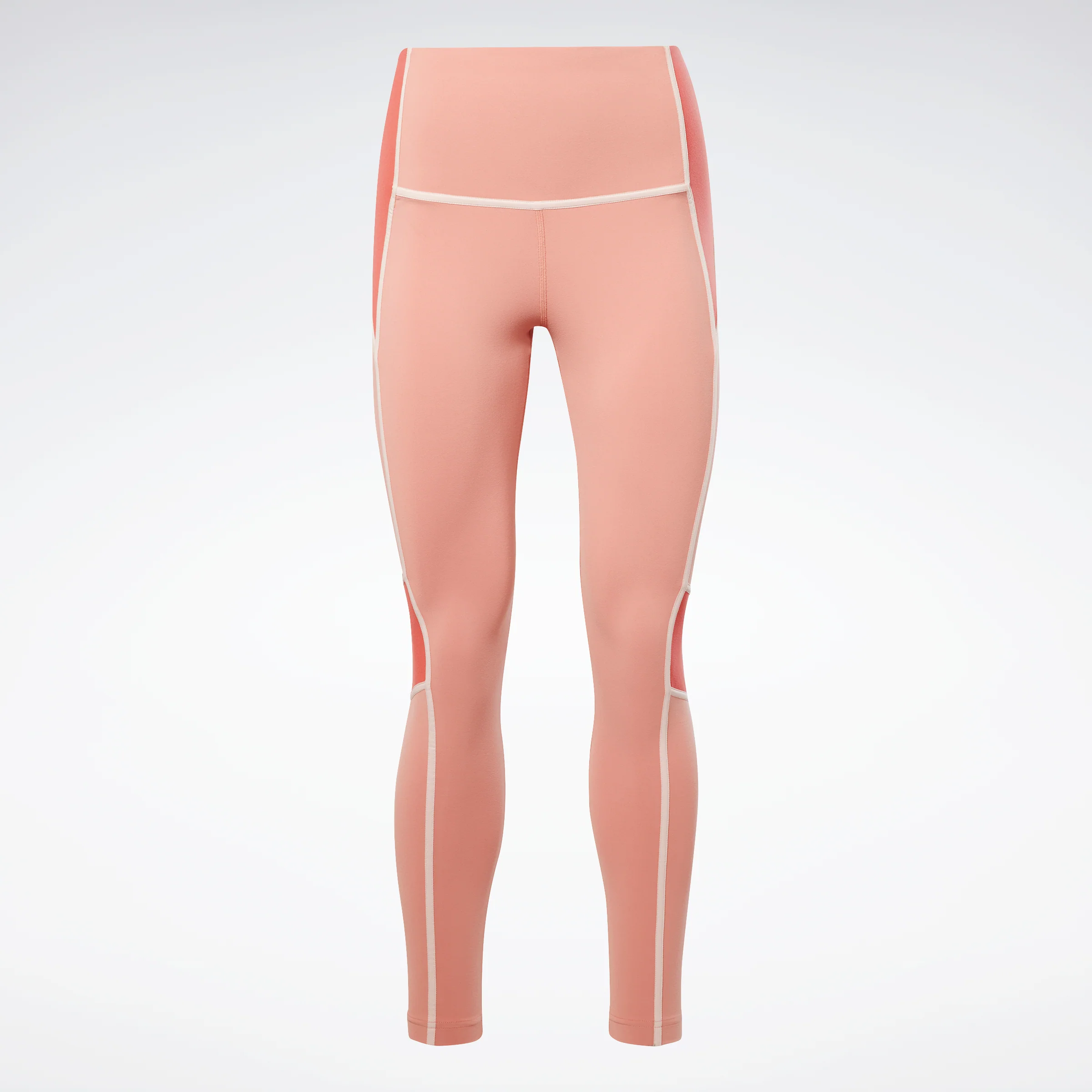 Reebok Apparel Women Lux High-Waisted Colorblock Leggings Cancor - Image 6